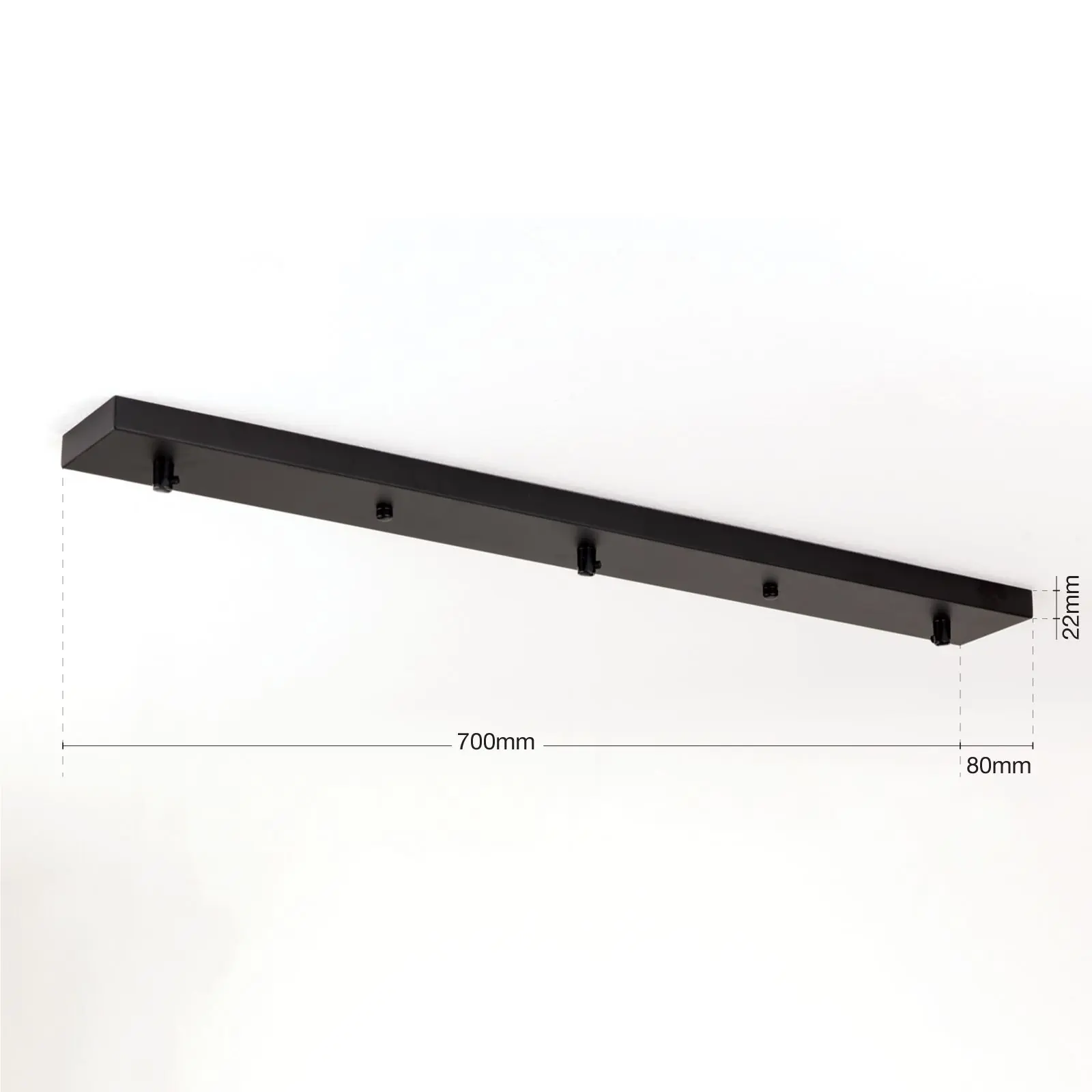 Rozeta 700x80, crna - 2