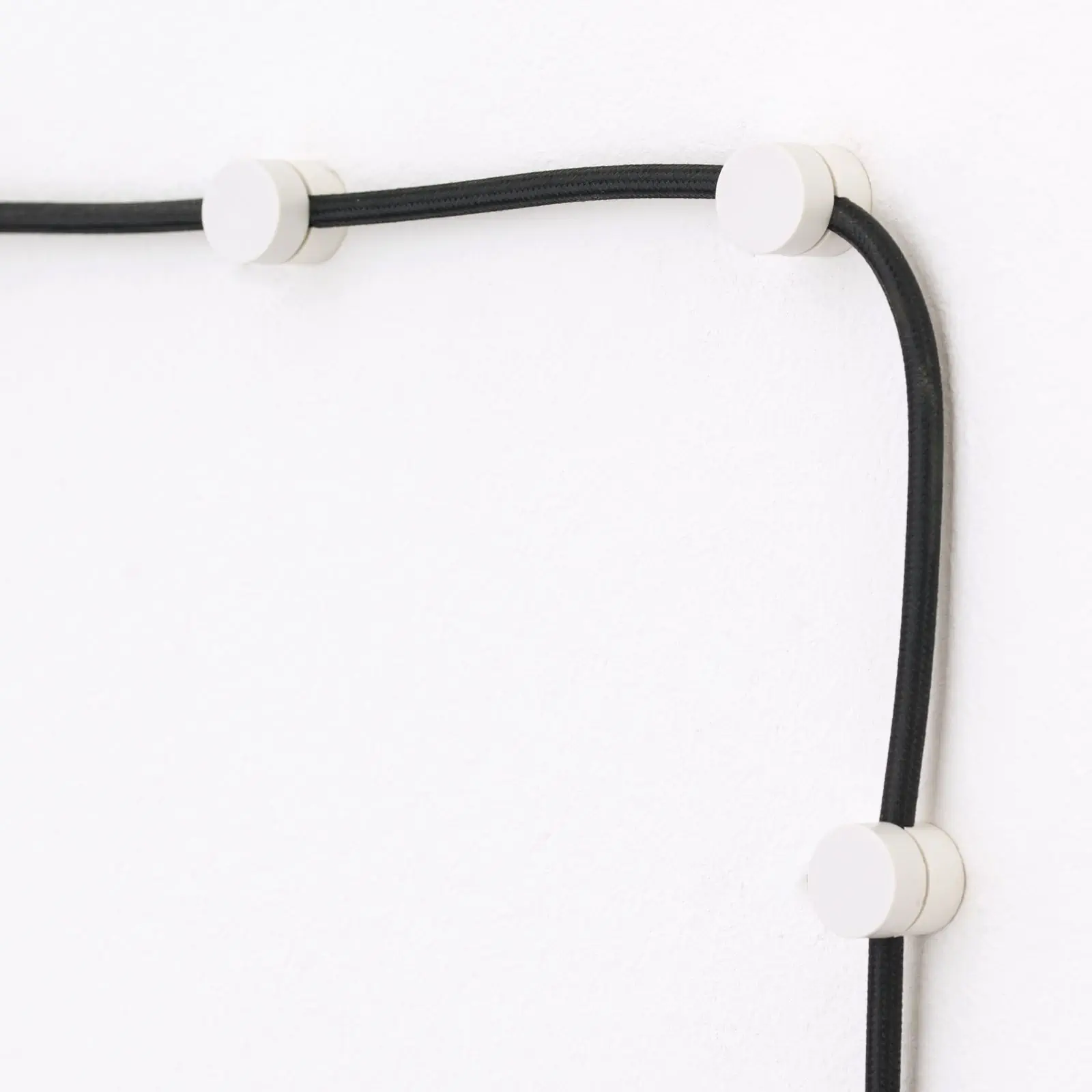 Zidni i plafonski nosači 882, 5 komada, Ø 20 mm, beli - 3