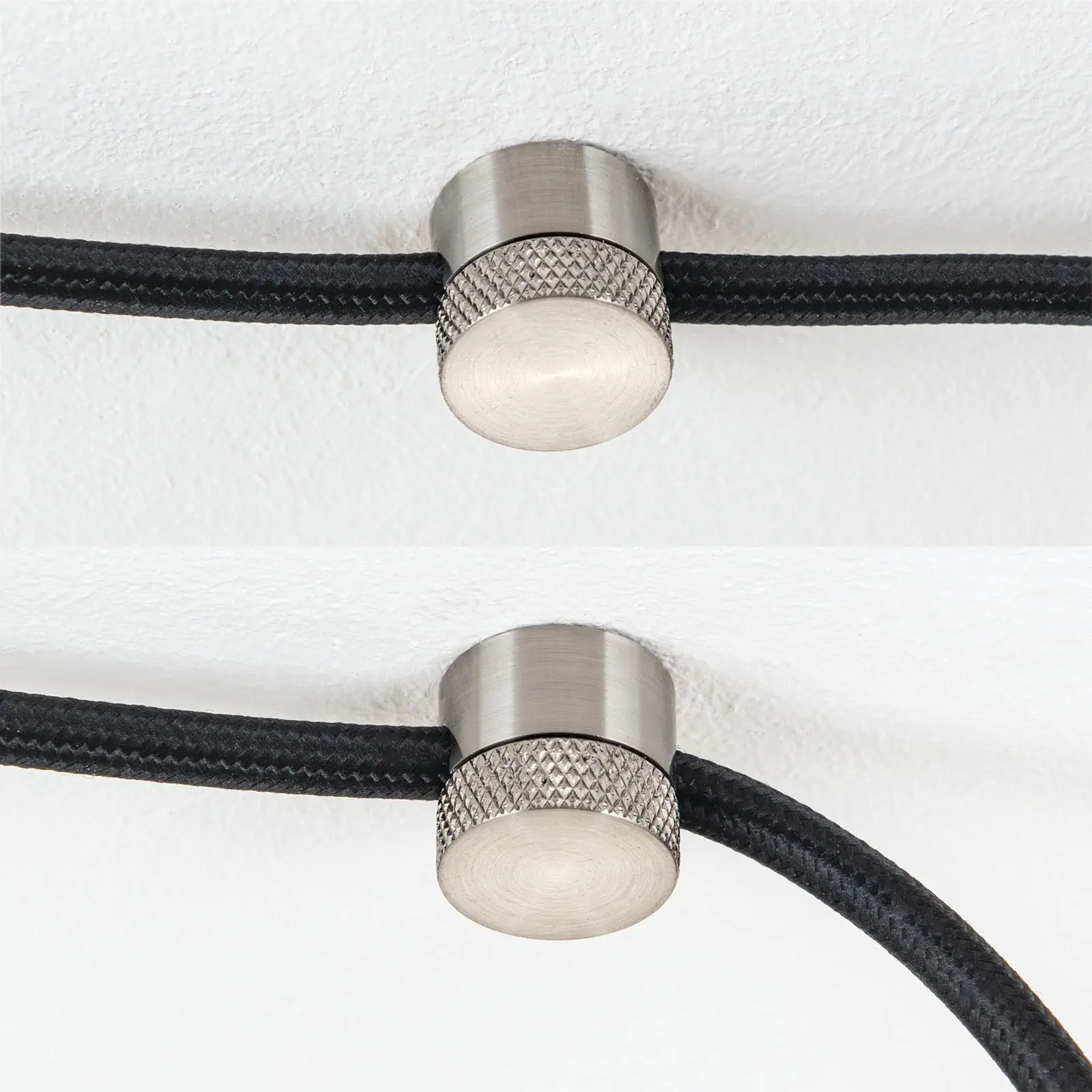 Zidni i plafonski nosač 885, 3 komada, Ø 19 mm, niklovani - 4