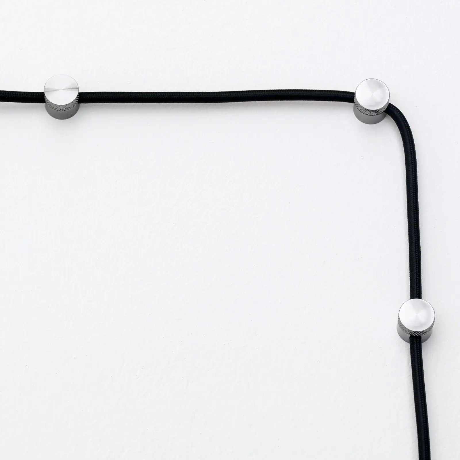 Zidni i plafonski nosač 885, 3 komada, Ø 19 mm, crni-nikl - 3