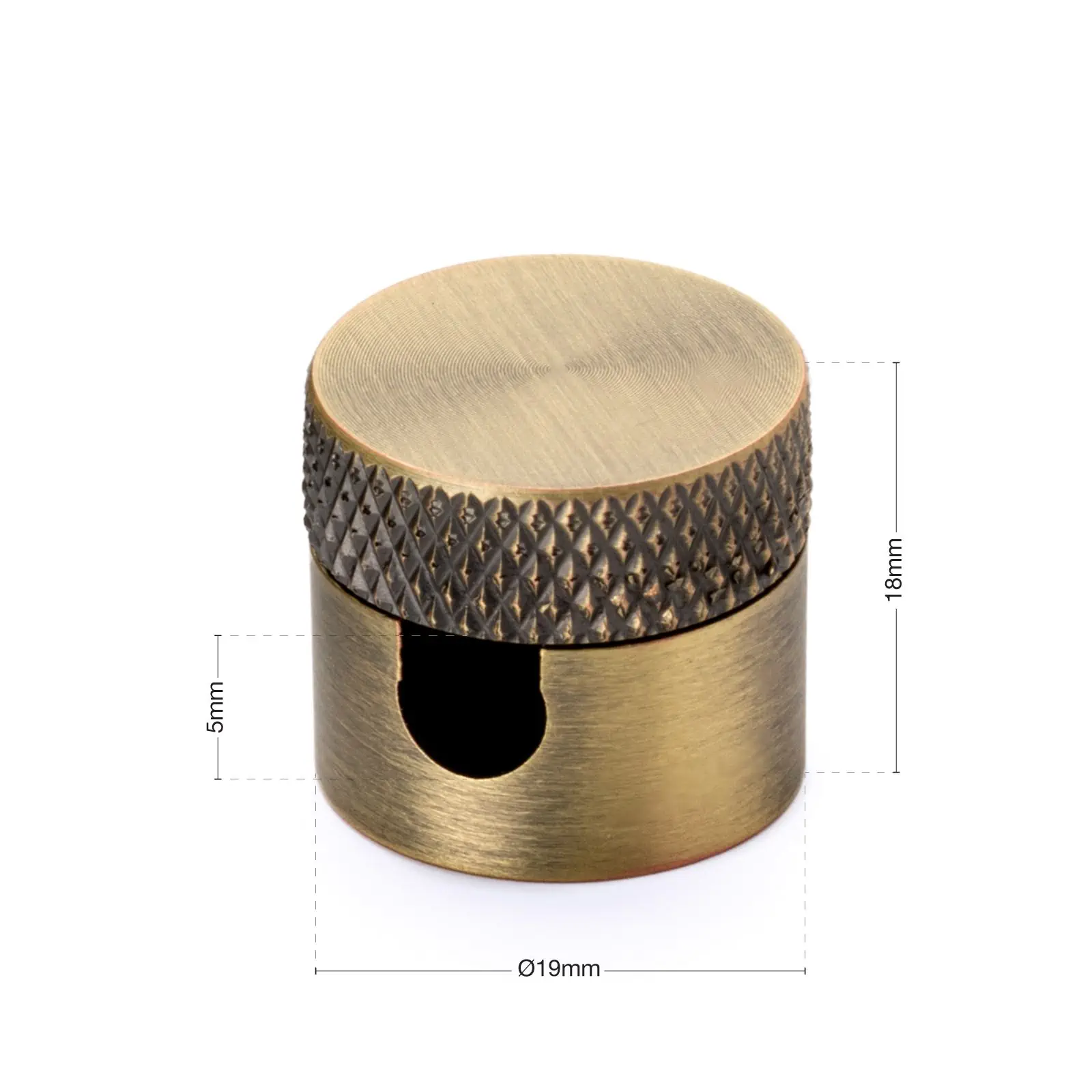 Zidni i plafonski nosač 885, 3 komada, Ø 19 mm, patinirani - 4