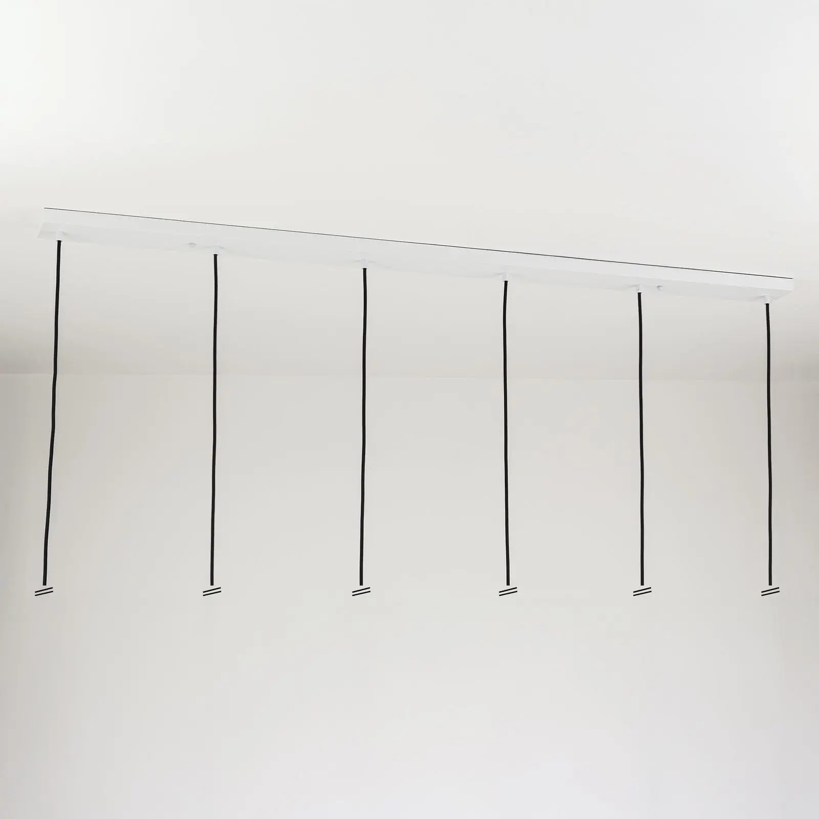 Rozeta za lampu, 1500x100 mm, 6 izlaza, bela - 2