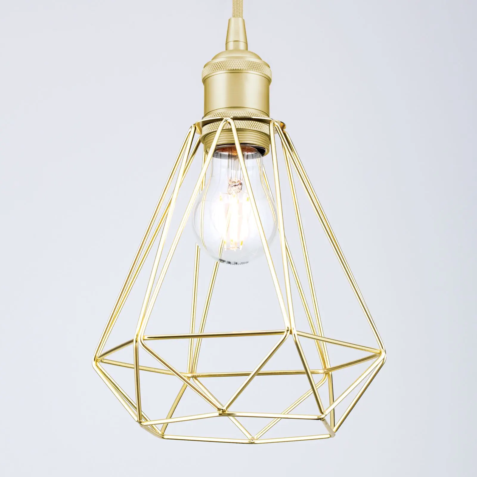 Ram abažura, Ø 185 mm, zlatni - 3