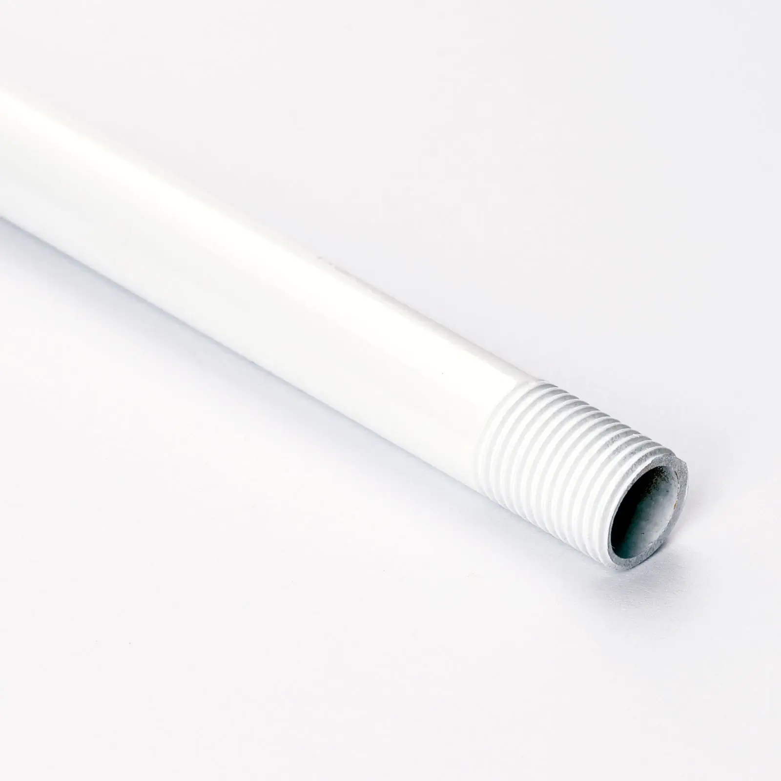 Cevna šipka, navoj M10x1, 50 cm, belo lakirano - 2