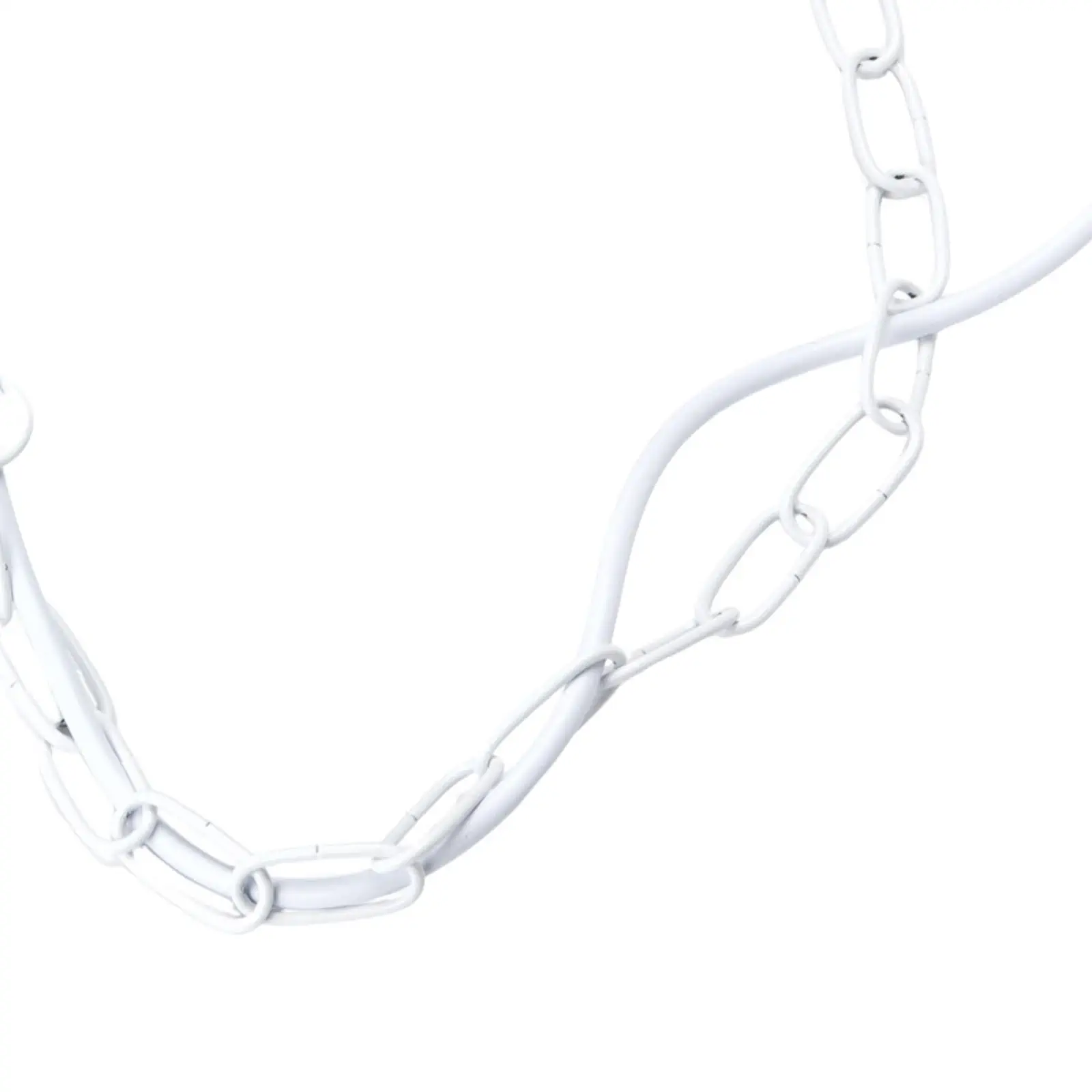 Lanac za lampu, 47x20x4 mm, 1 m, beli - 2