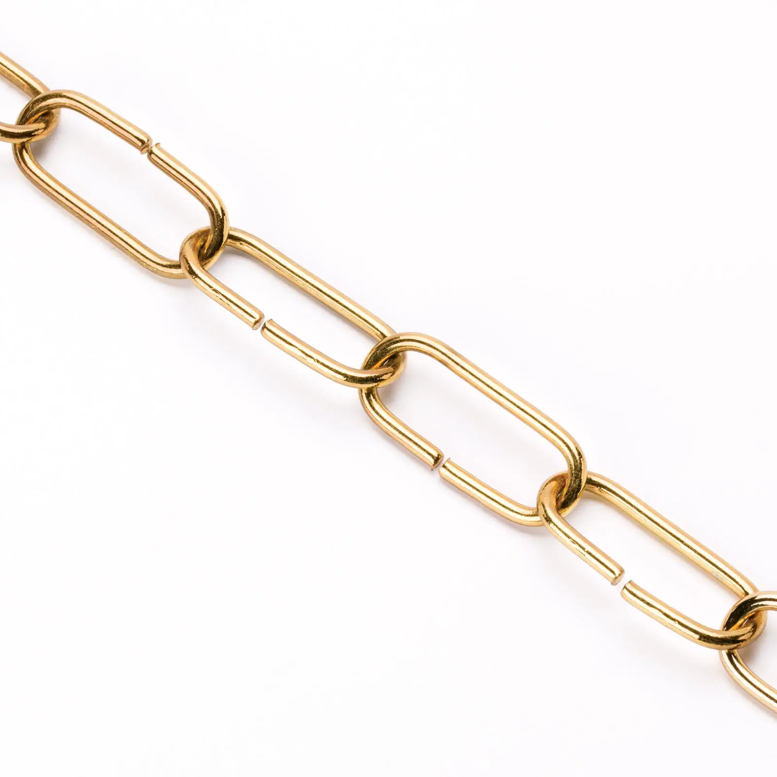 Lanac za lampu, 40x17x2,7 mm, 1 m, zlatni