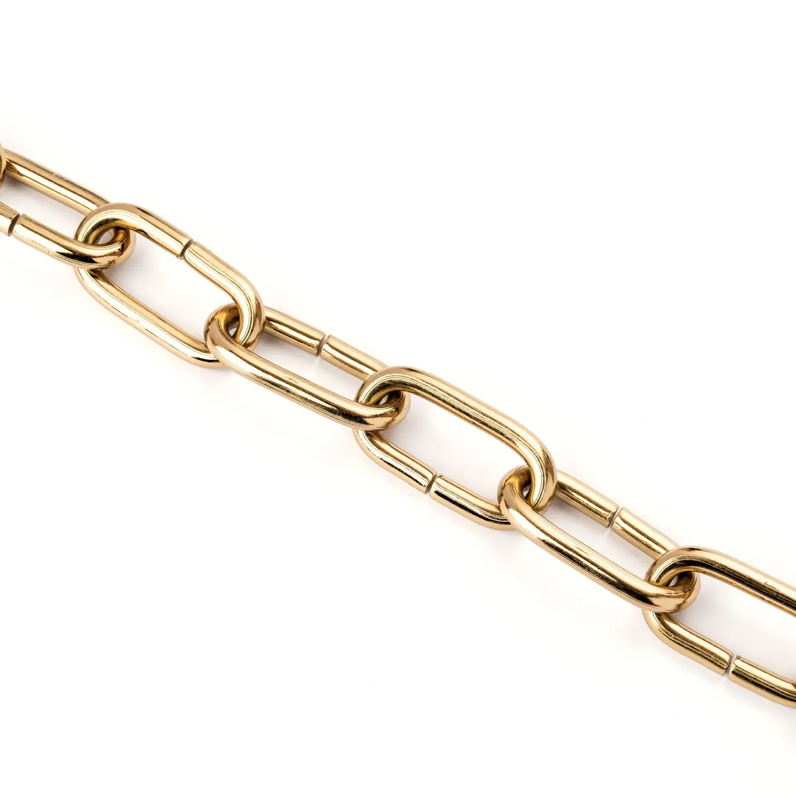 Lanac za lampu, 48x22x5 mm, 1 m, zlatni