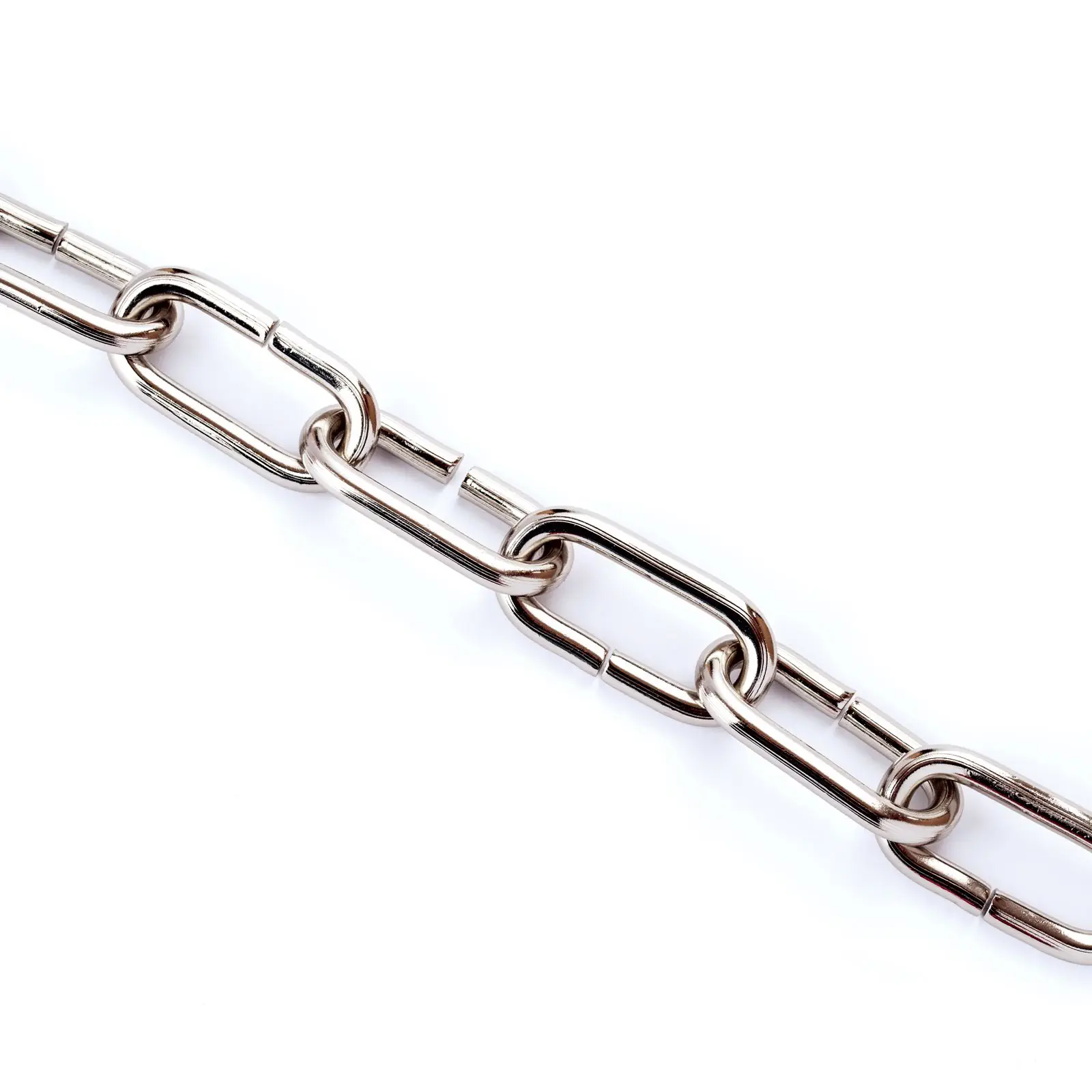 Lanac za lampu, 60x49x6 mm, 1 m, nikl