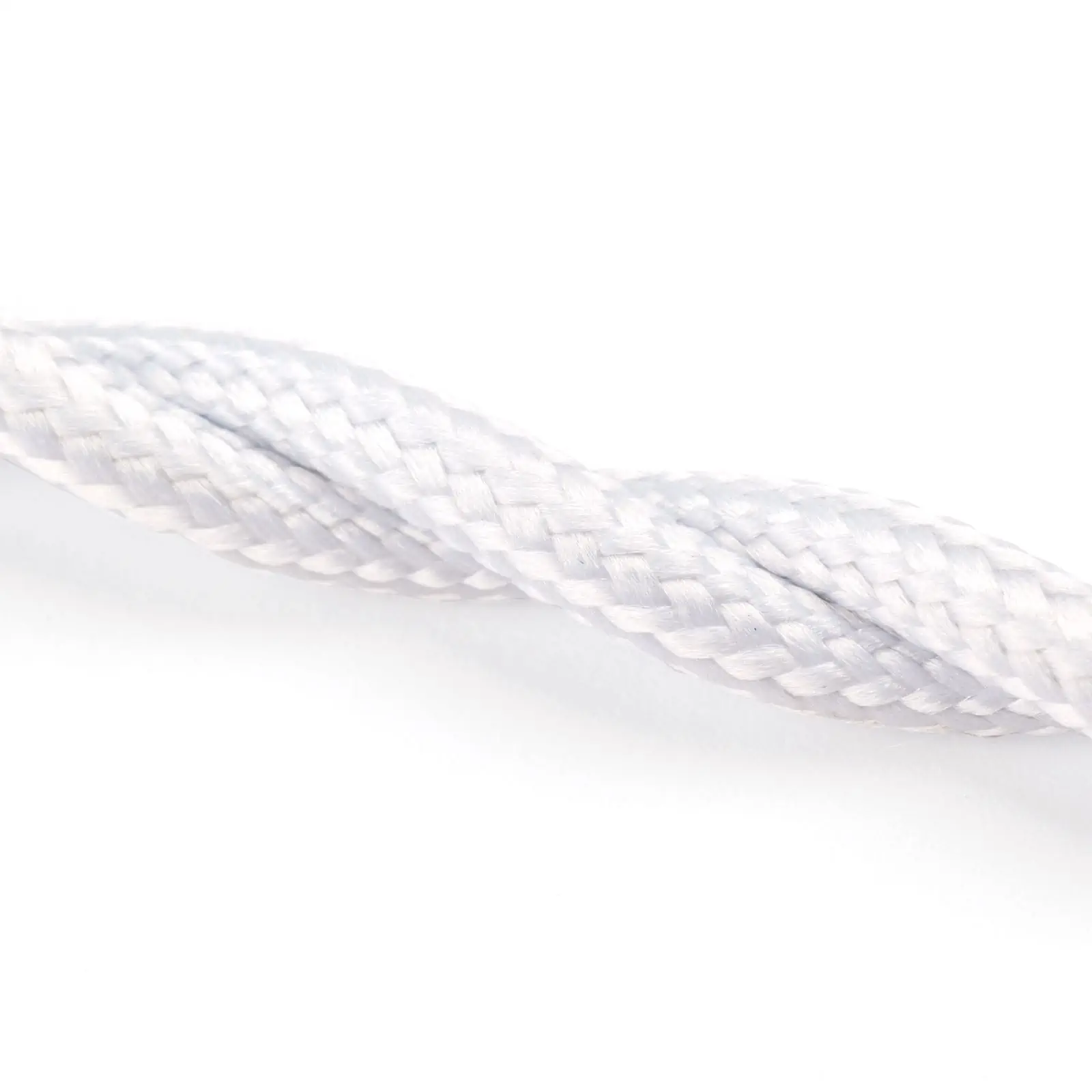 Tekstilni kabl, 2×0,75 mm², 5 m, uvijeni, beli