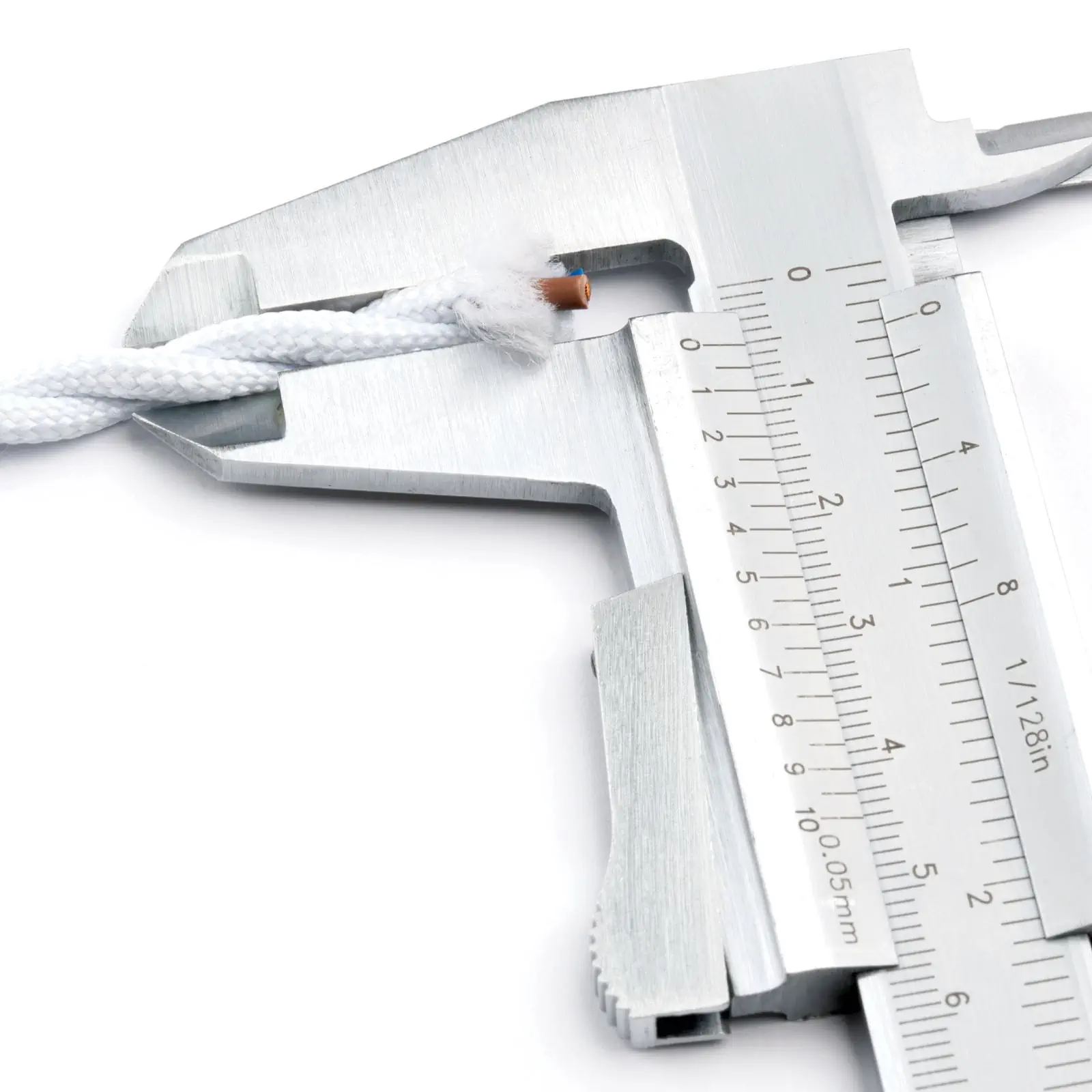 Tekstilni kabl, 2×0,75 mm², 5 m, uvijeni, beli - 5