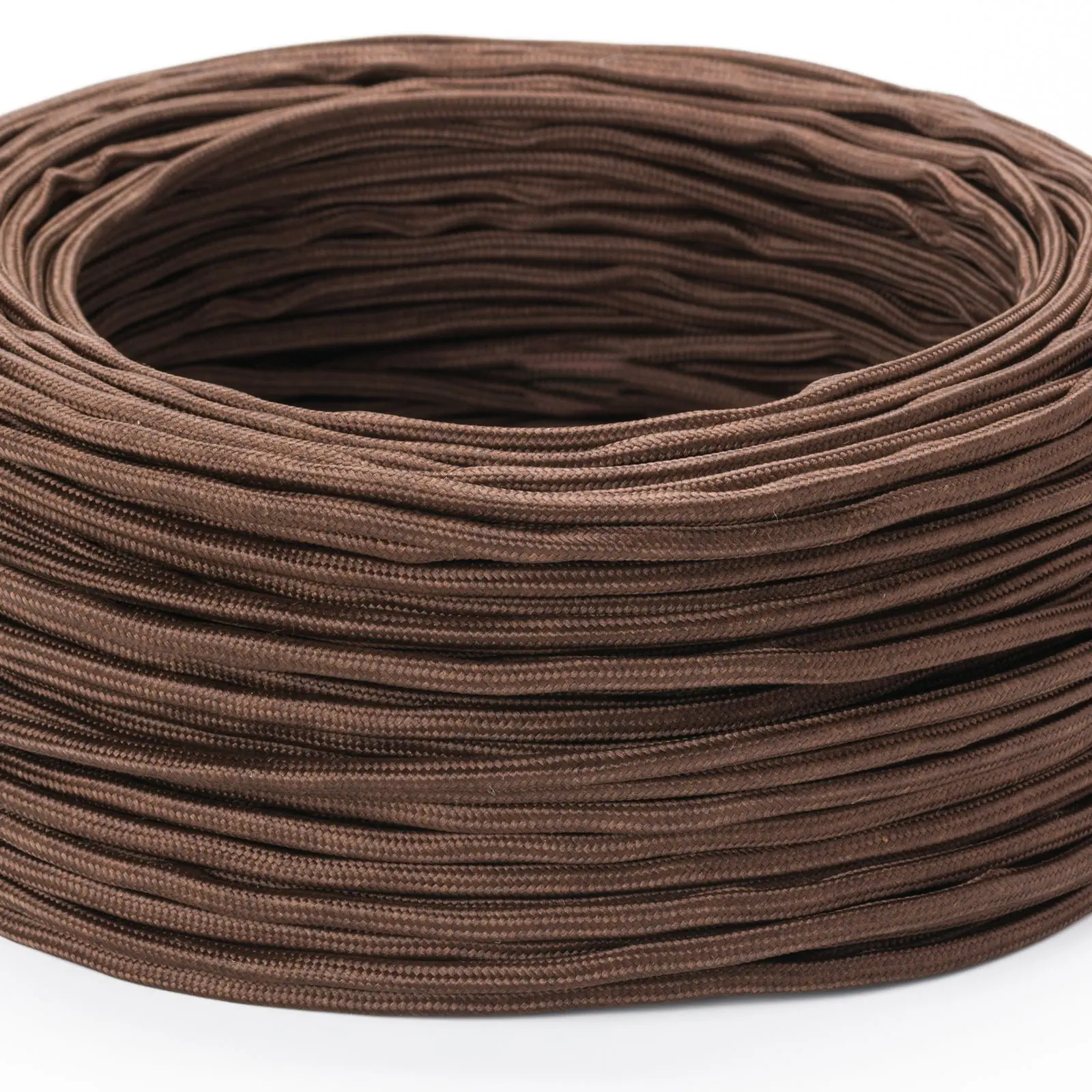 Tekstilni kabl, 3×0,75 mm², 1 m, tanak, braon