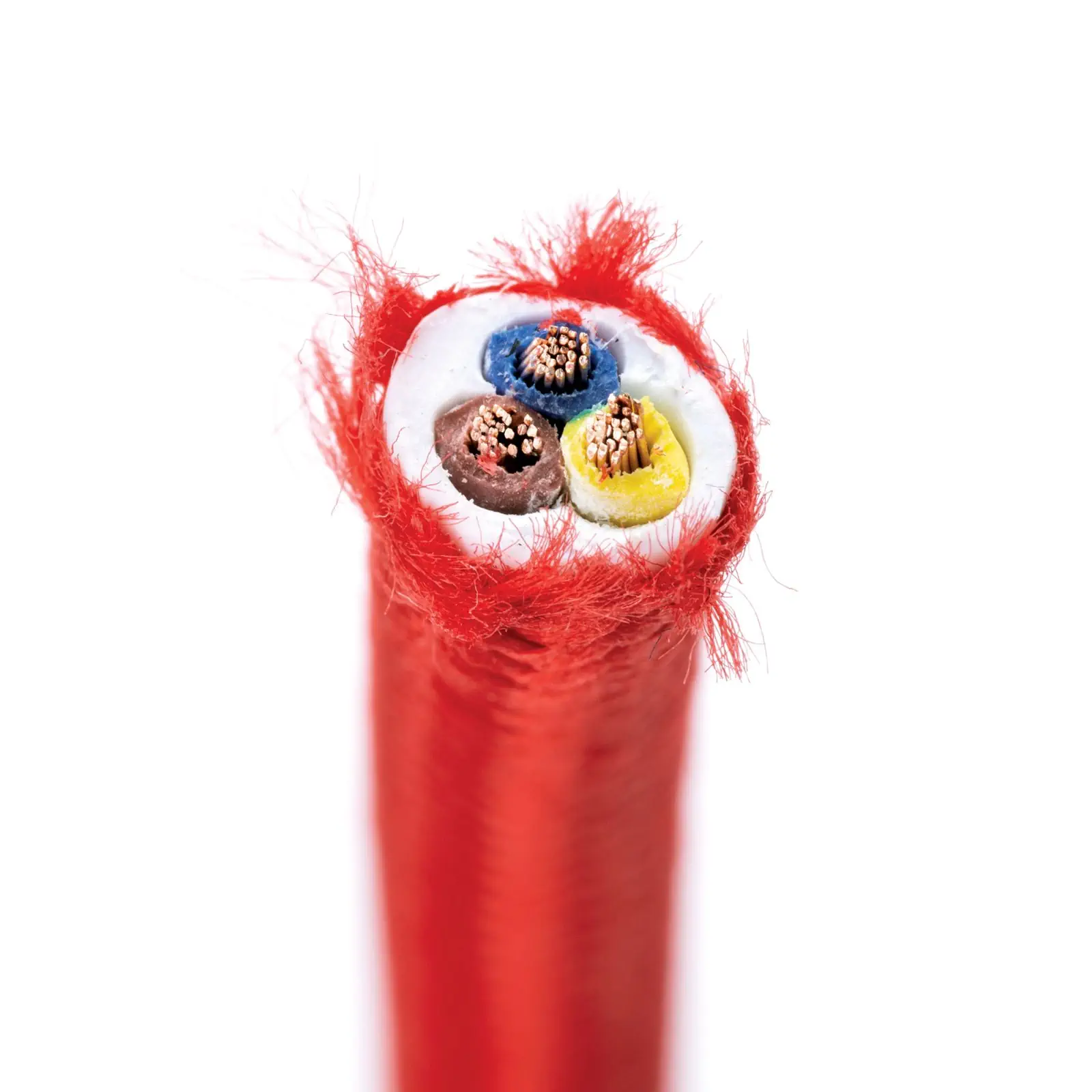 Tekstilni kabl, 3×0,75 mm², 1 m, crveni - 3