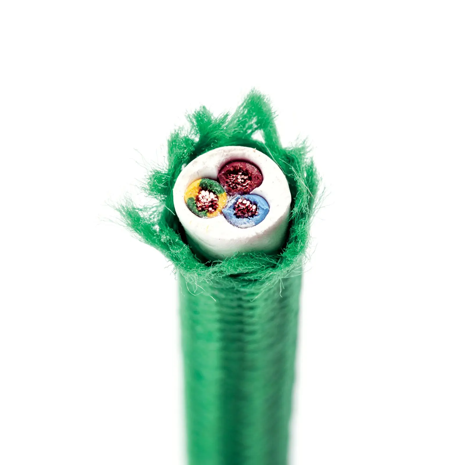 Tekstilni kabl, 3×0,75 mm², 1 m, zeleni - 3