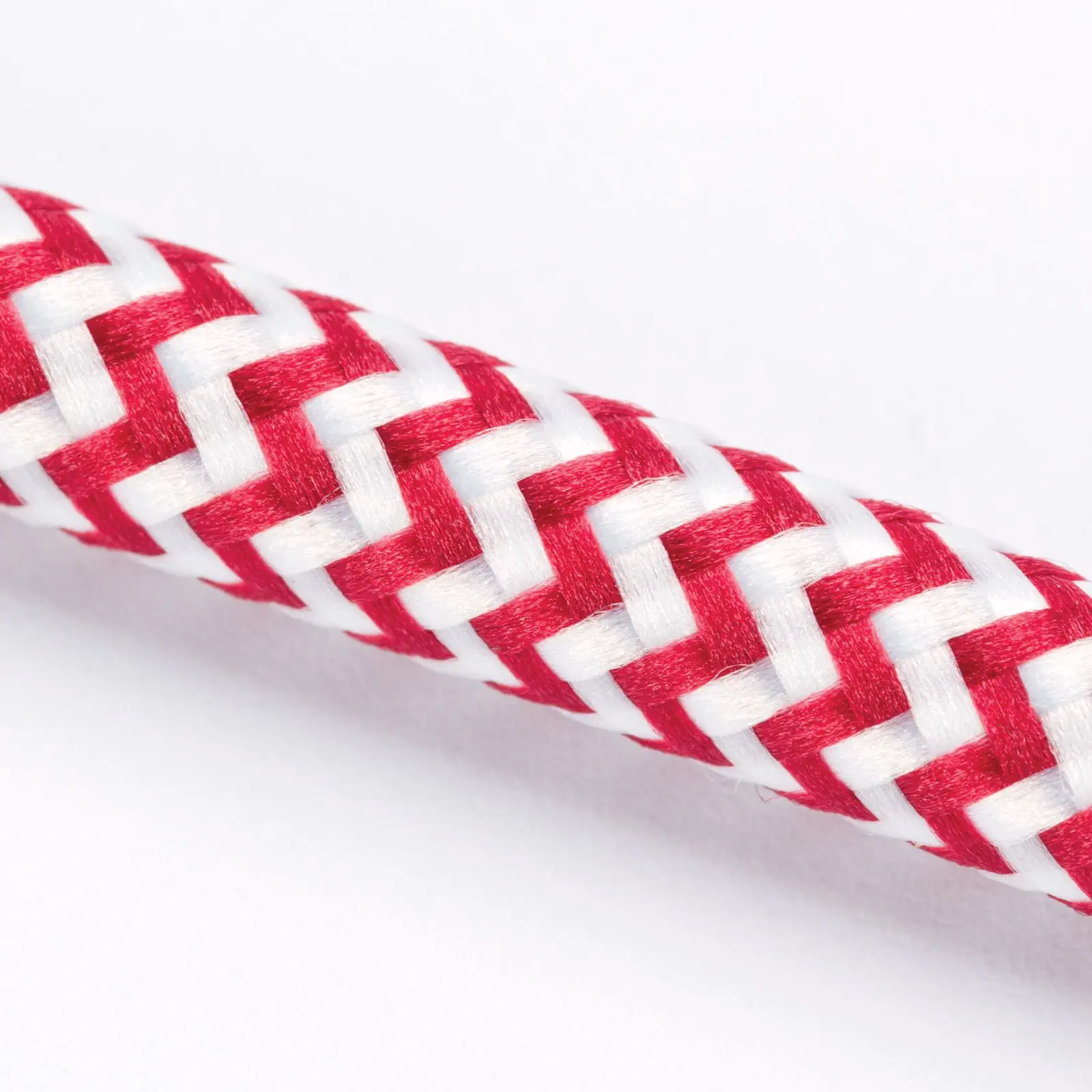 Tekstilni kabl, 3×0,75 mm², 1 m, crveno-beli - 2