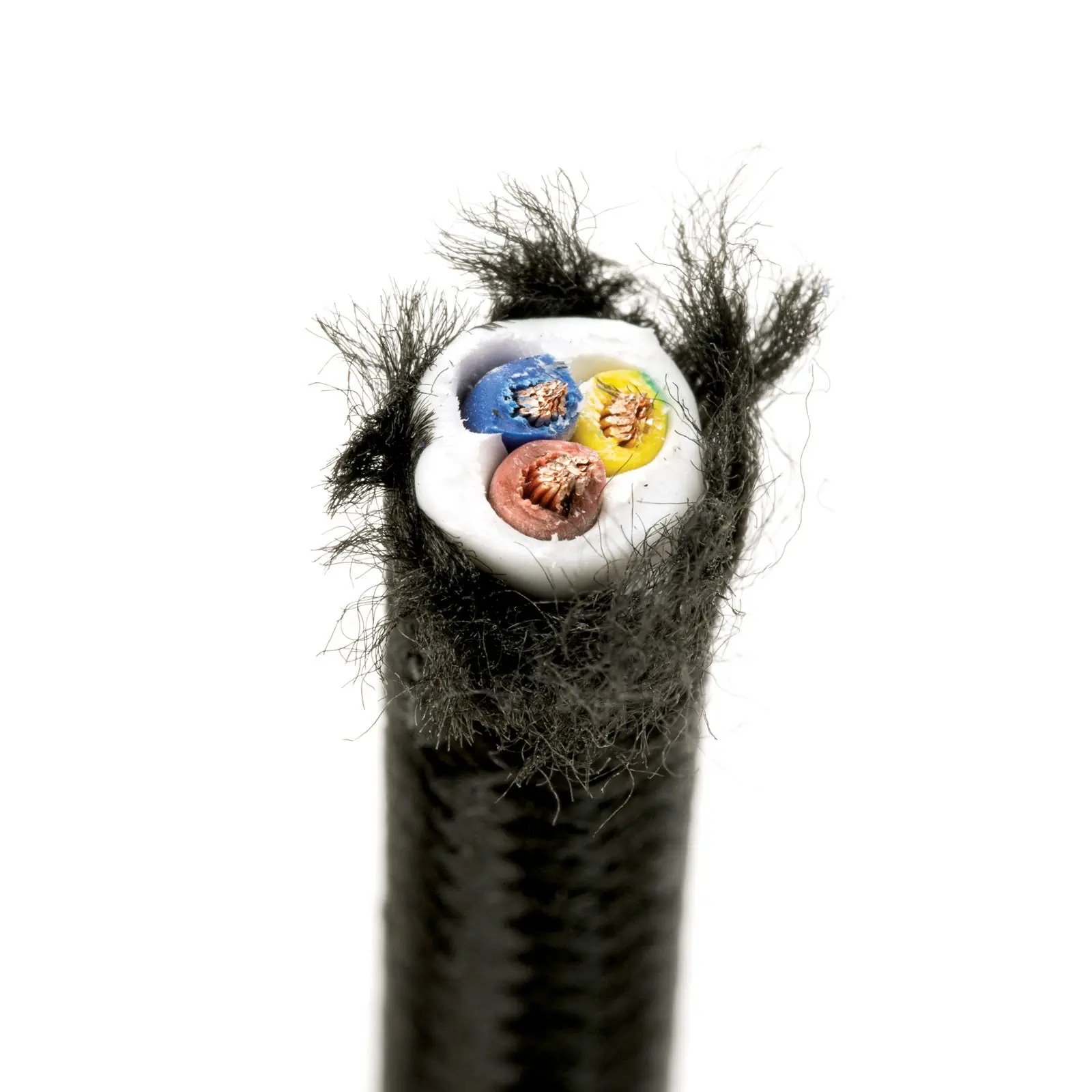 Tekstilni kabl, 3×0,75 mm² 1 m, crni - 3