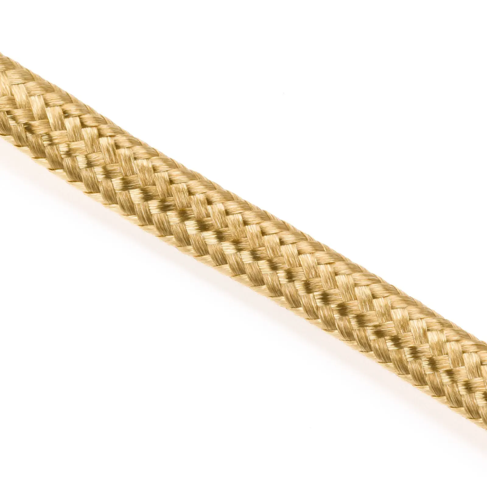 Tekstilni kabl za lampu, 3x0,75 mm², 5 m, tanak, zlatni - 2