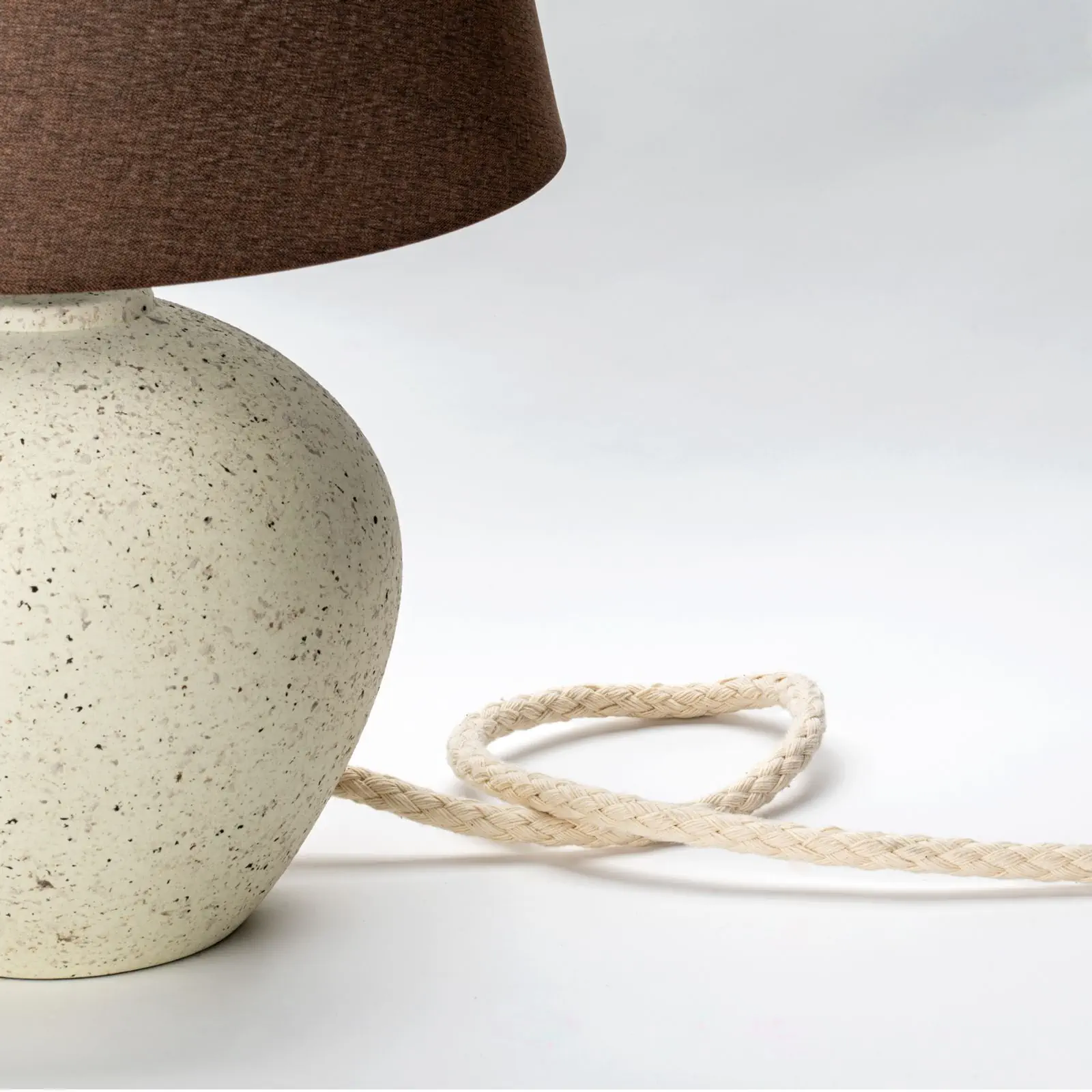 Pleteni konopljani kabl, 2×0,75 mm², 4 m, bež - 2