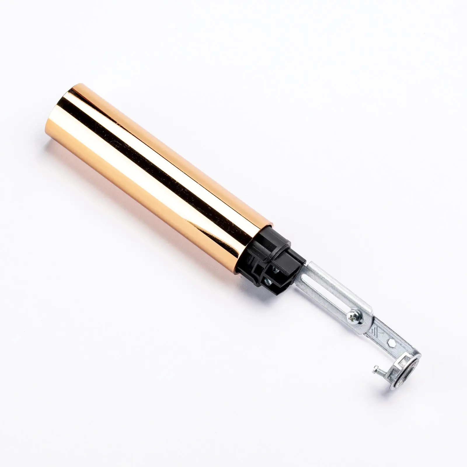 Držač sijalice, metalni, E14, 100 mm, zlatni - 3