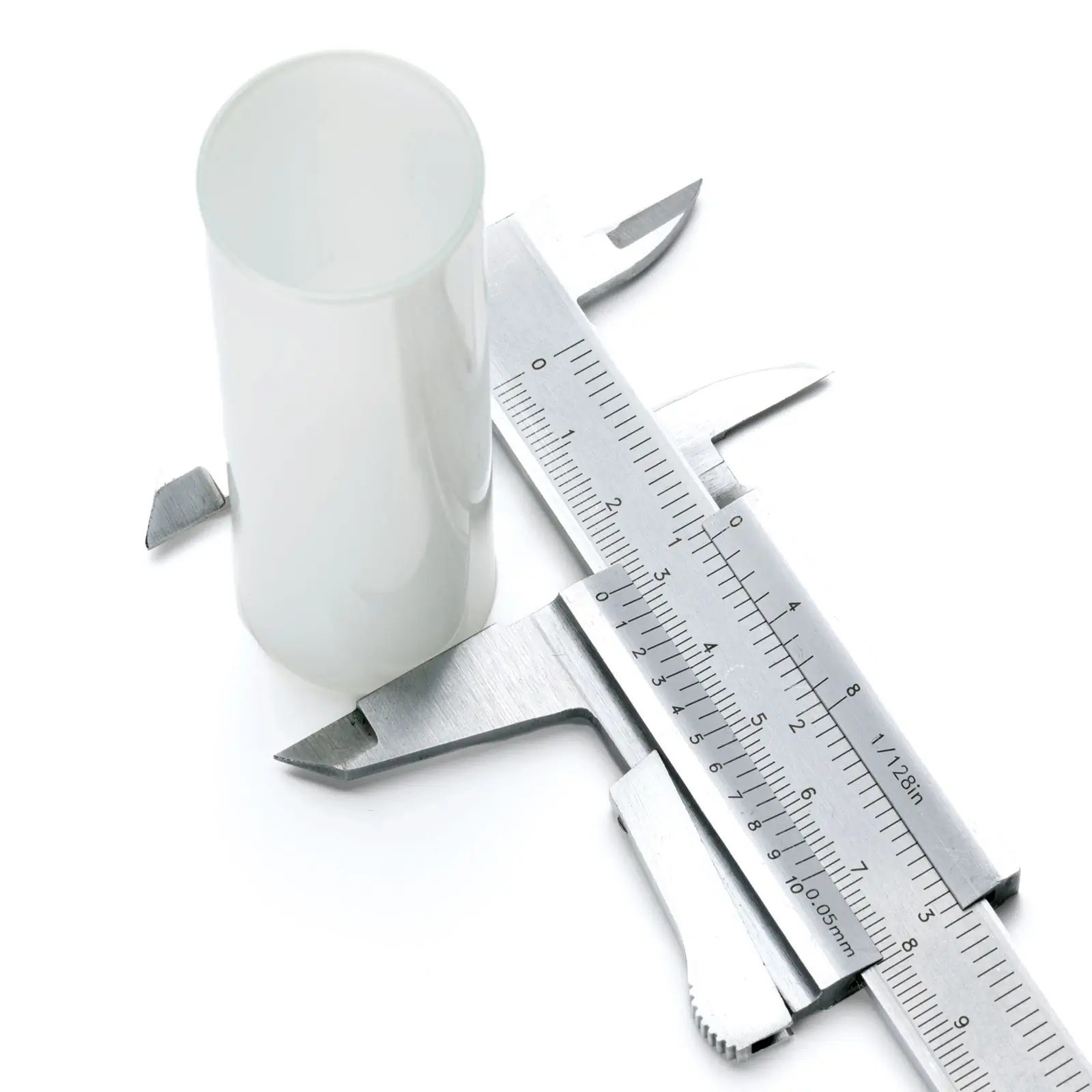 Držač sijalice, stakleni, E14, 100 mm, beli - 3