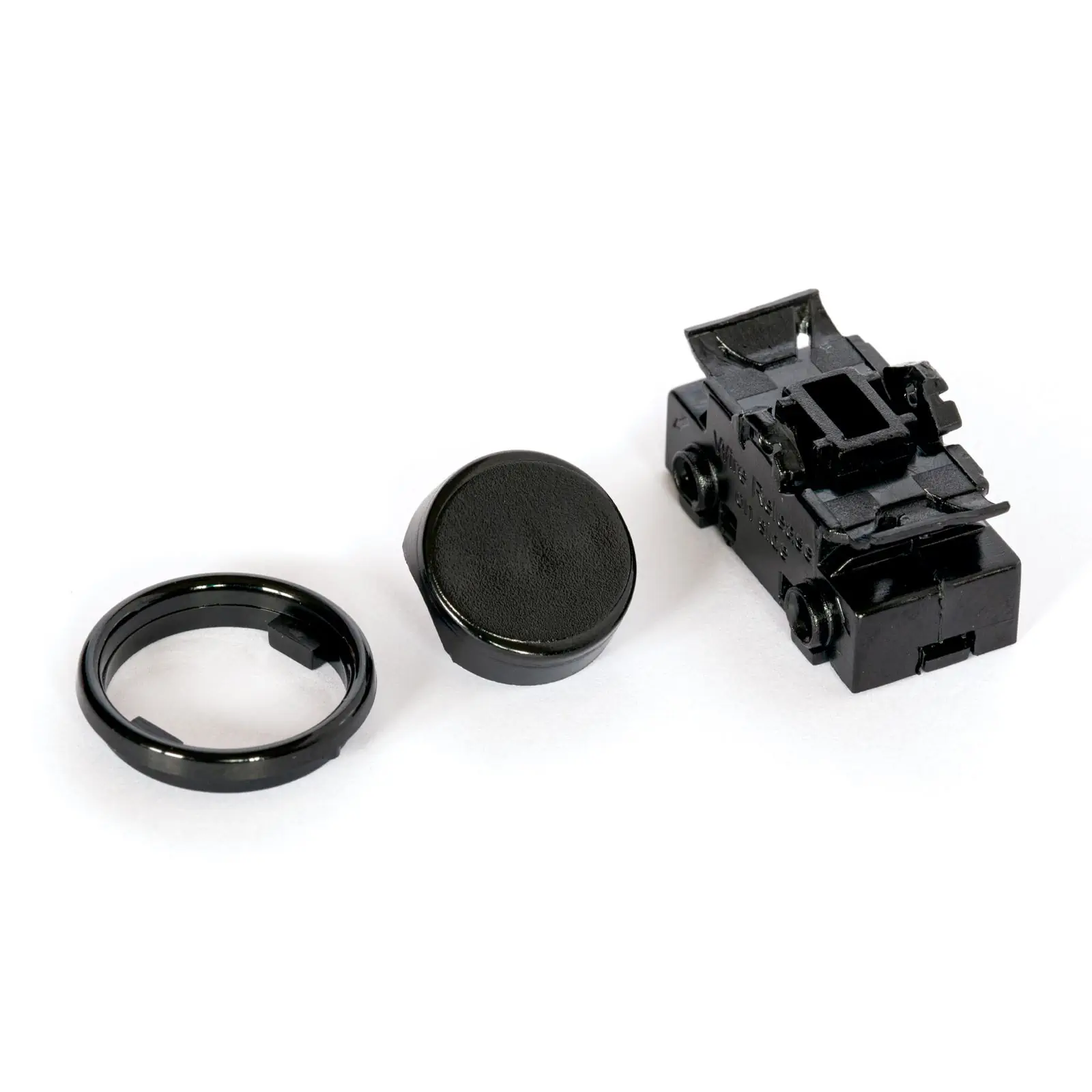 Ugradni klackalni prekidač, crni, 5 komada - 3