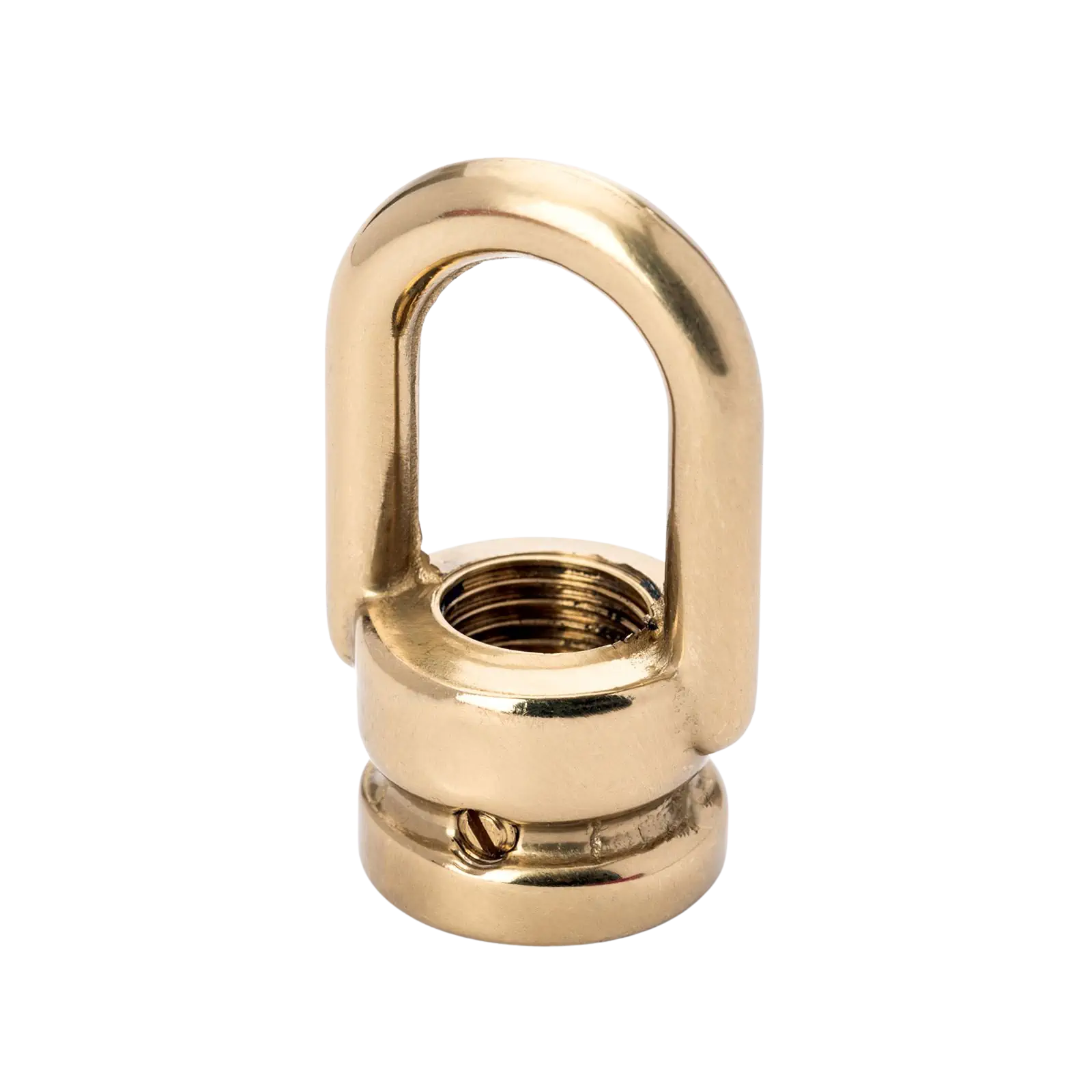 Navojna čaura sa prstenom, navoj M10x1 B4, mesing - 2