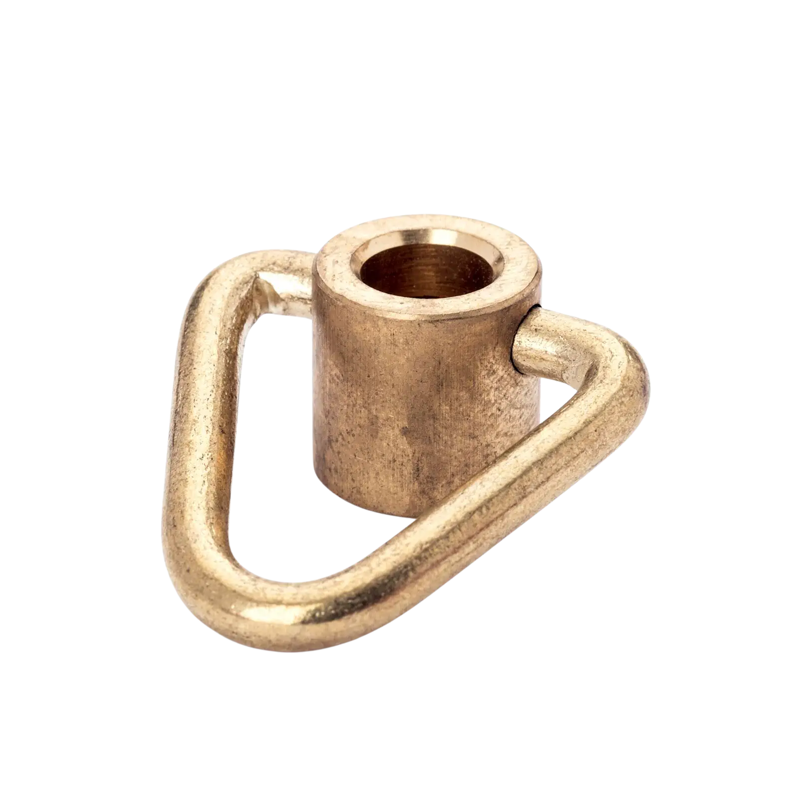 Navojna čaura sa prstenom, unutrašnji navoj M10x1, mesing - 2