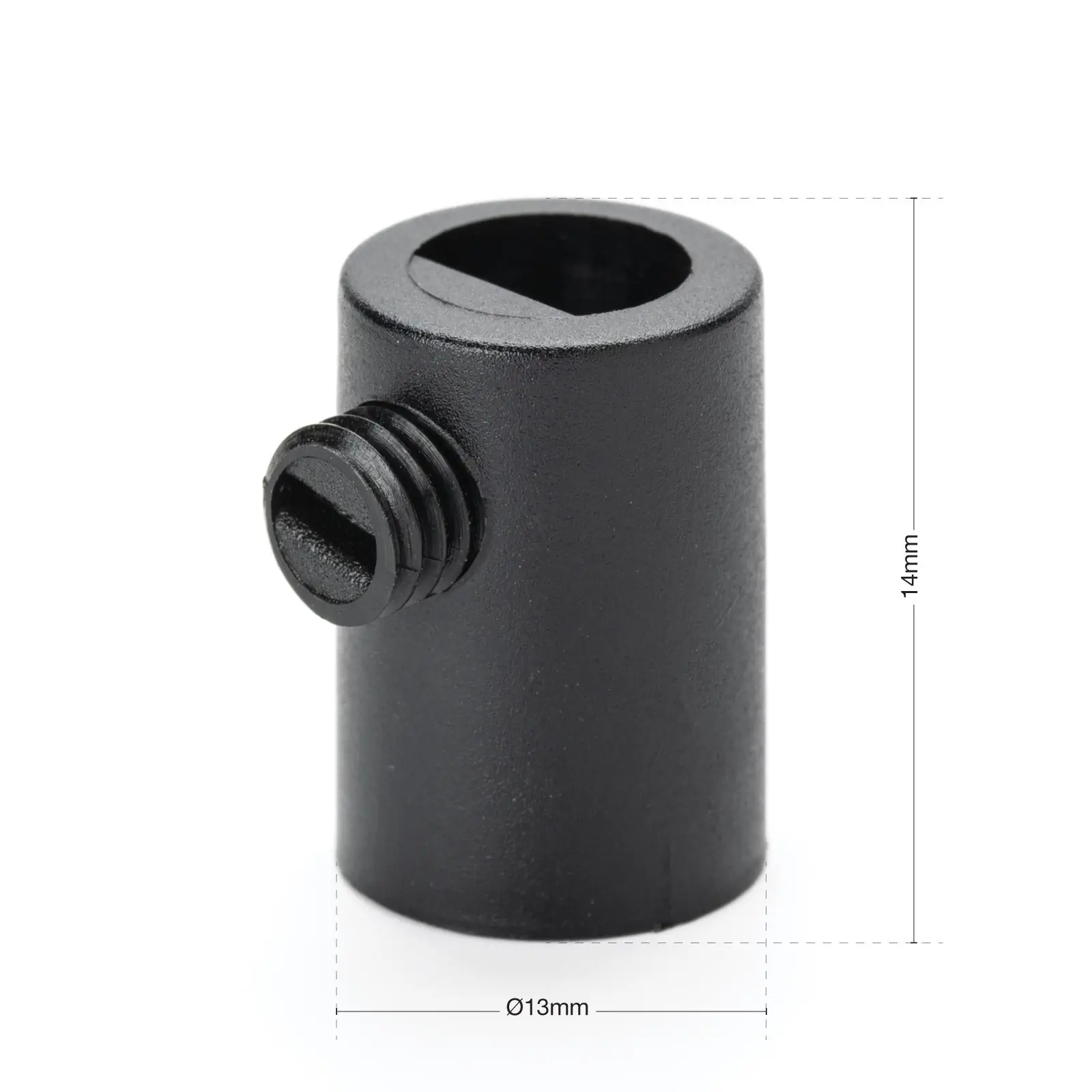 Nipl sa stezaljkom, navoj M10x1, crni - 4