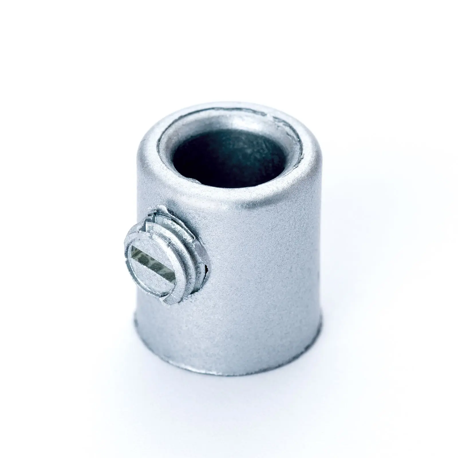 Nipl sa stezaljkom, navoj M10x1, srebrni - 1