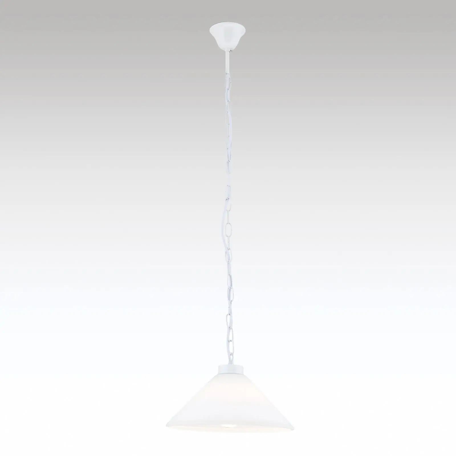 Lančani nosač, 100 cm, beli - 3