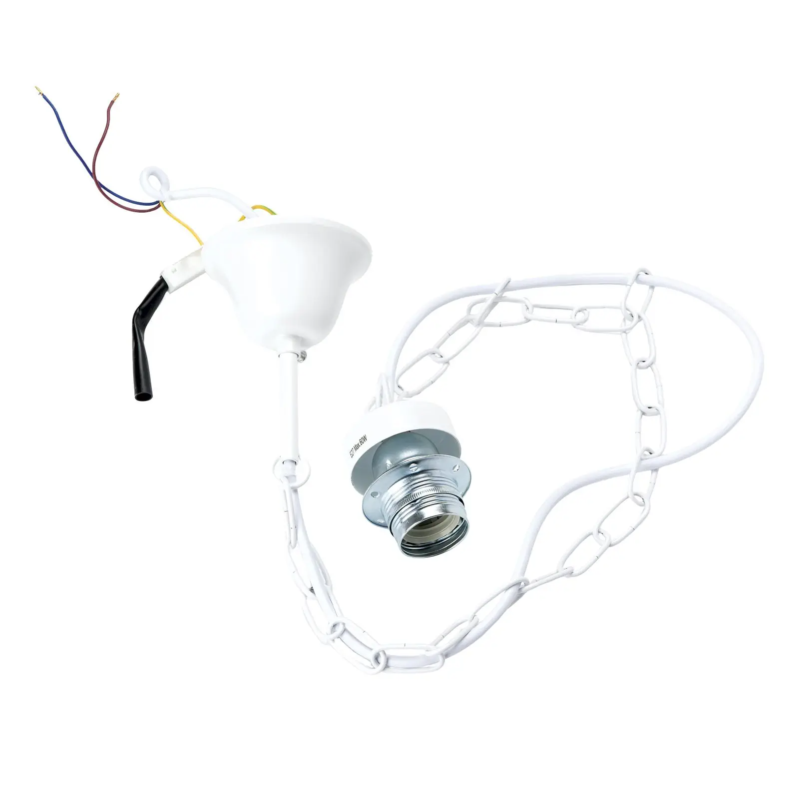 Lančani nosač, 100 cm, beli - 6