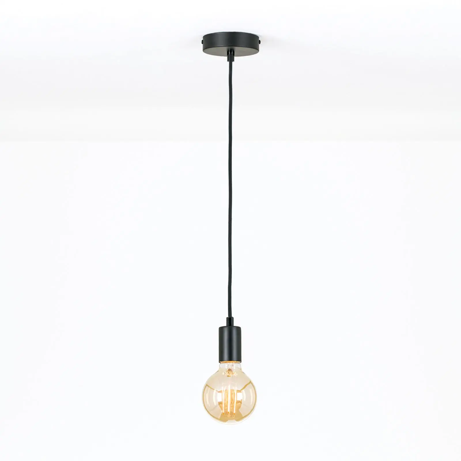 Viseća lampa NORA, 100 cm, crna - 3