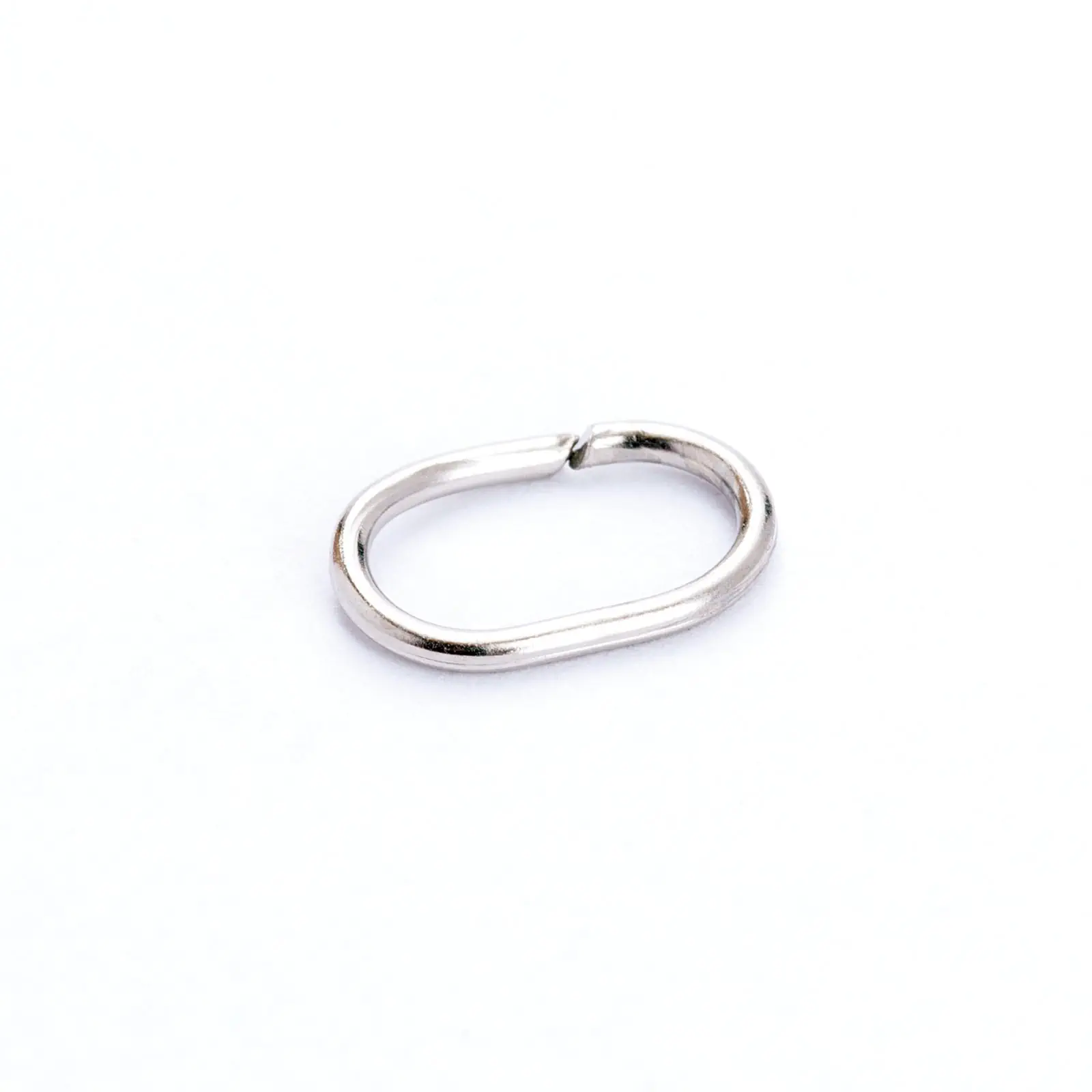 Prsten za kristal lustera u C obliku, 14 mm, hrom - 1