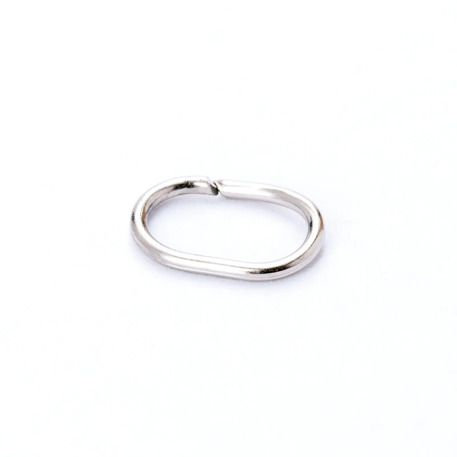 Prsten za kristal lustera u C obliku, 16 mm, hrom - 1