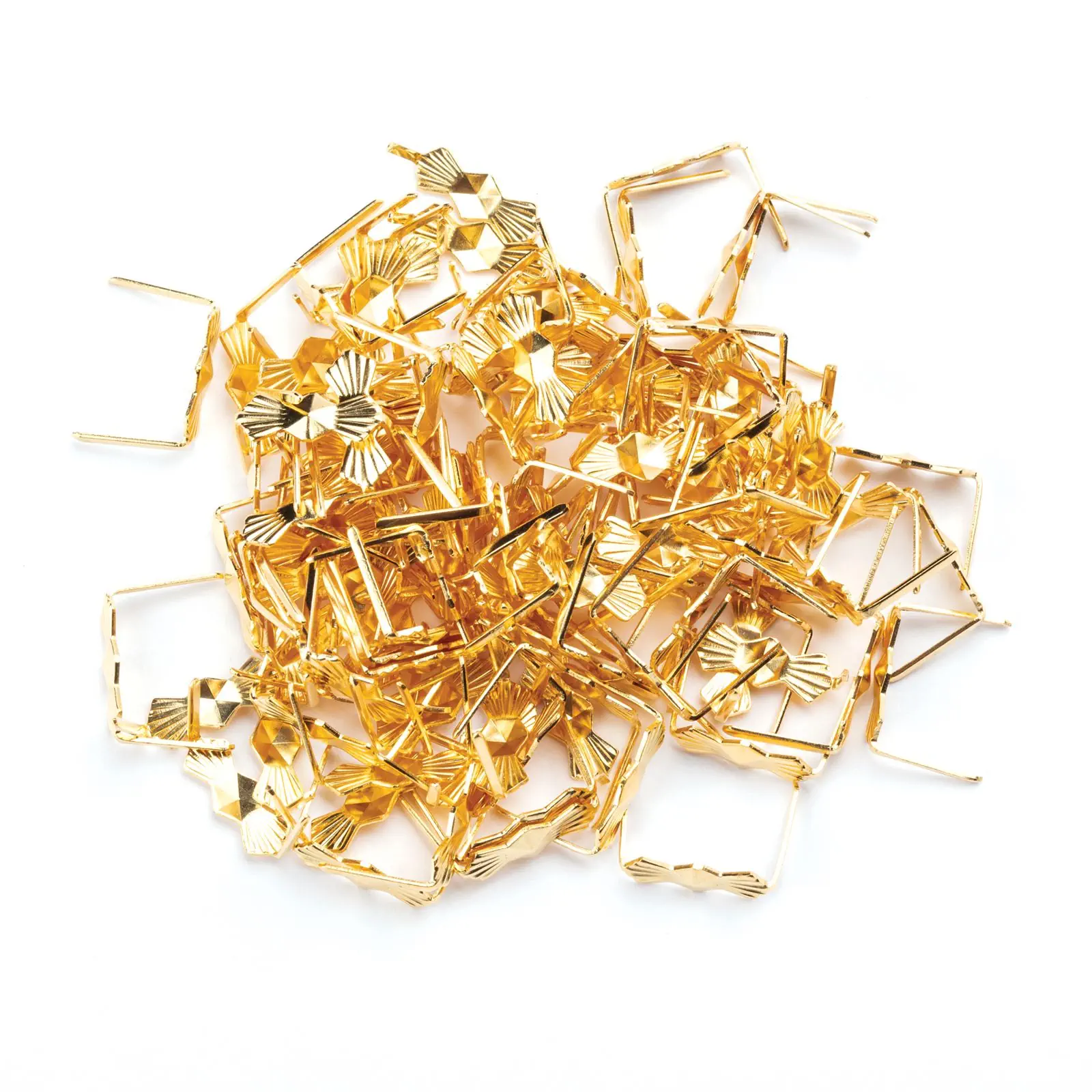 Kopča za kristal lustera, traka, 12 mm, zlato - 2