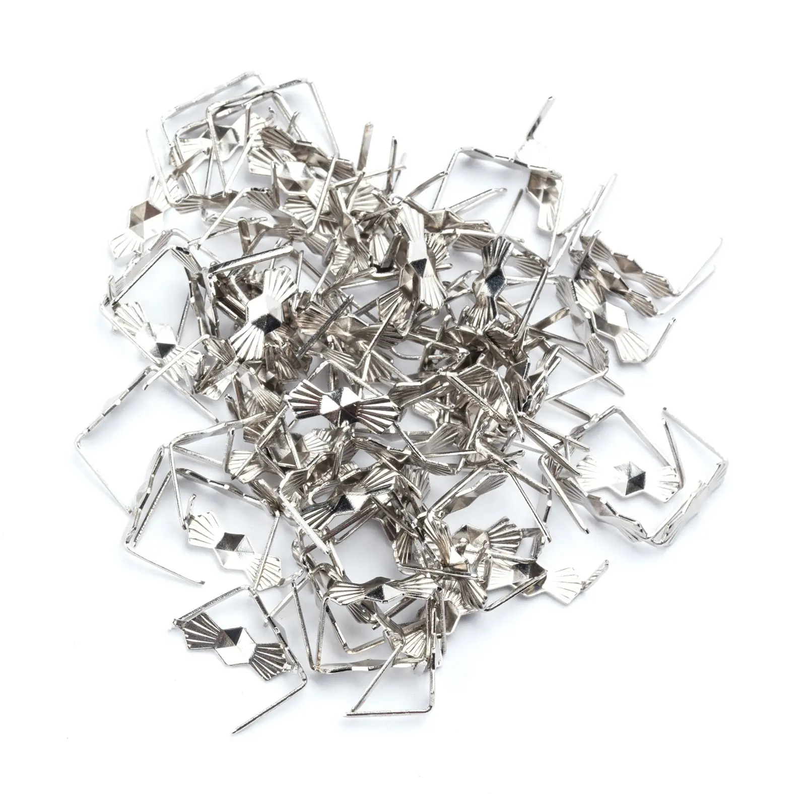 Kopča za kristal lustera, traka, 12 mm, hrom - 2