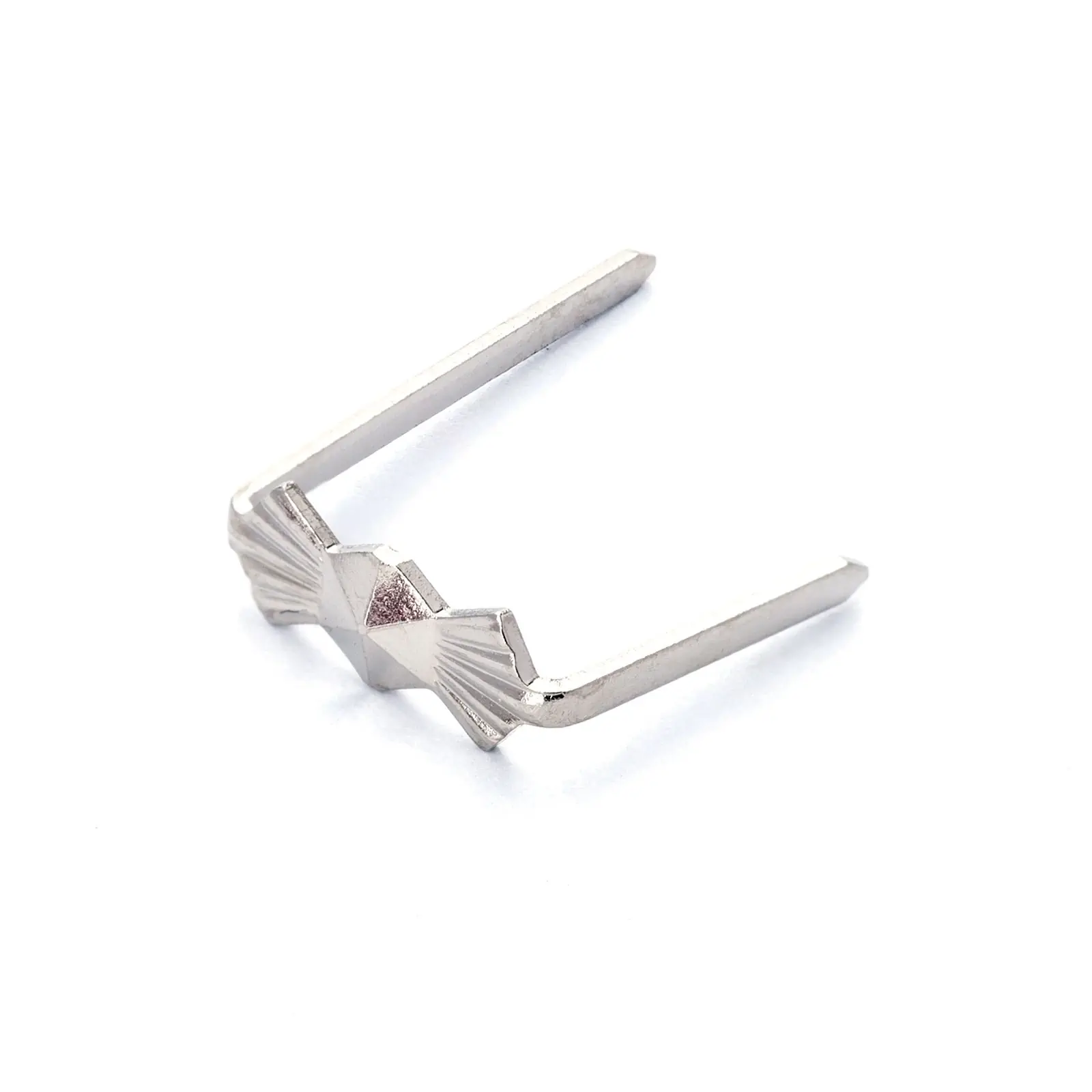 Kopča za luster kristal, traka, 10 mm, hrom