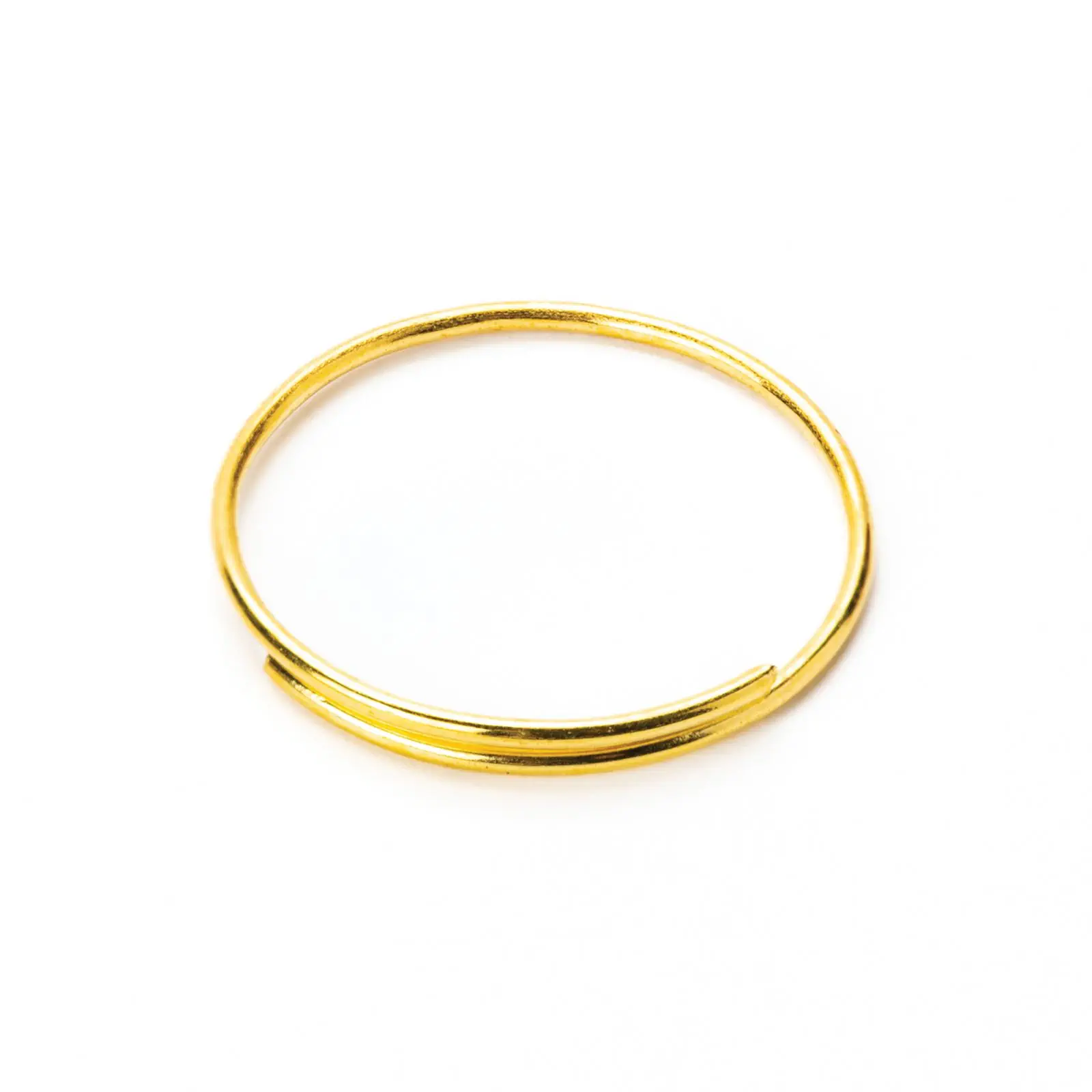 Prsten za kristal lustera 09/11 u C obliku, veliki, zlato - 1