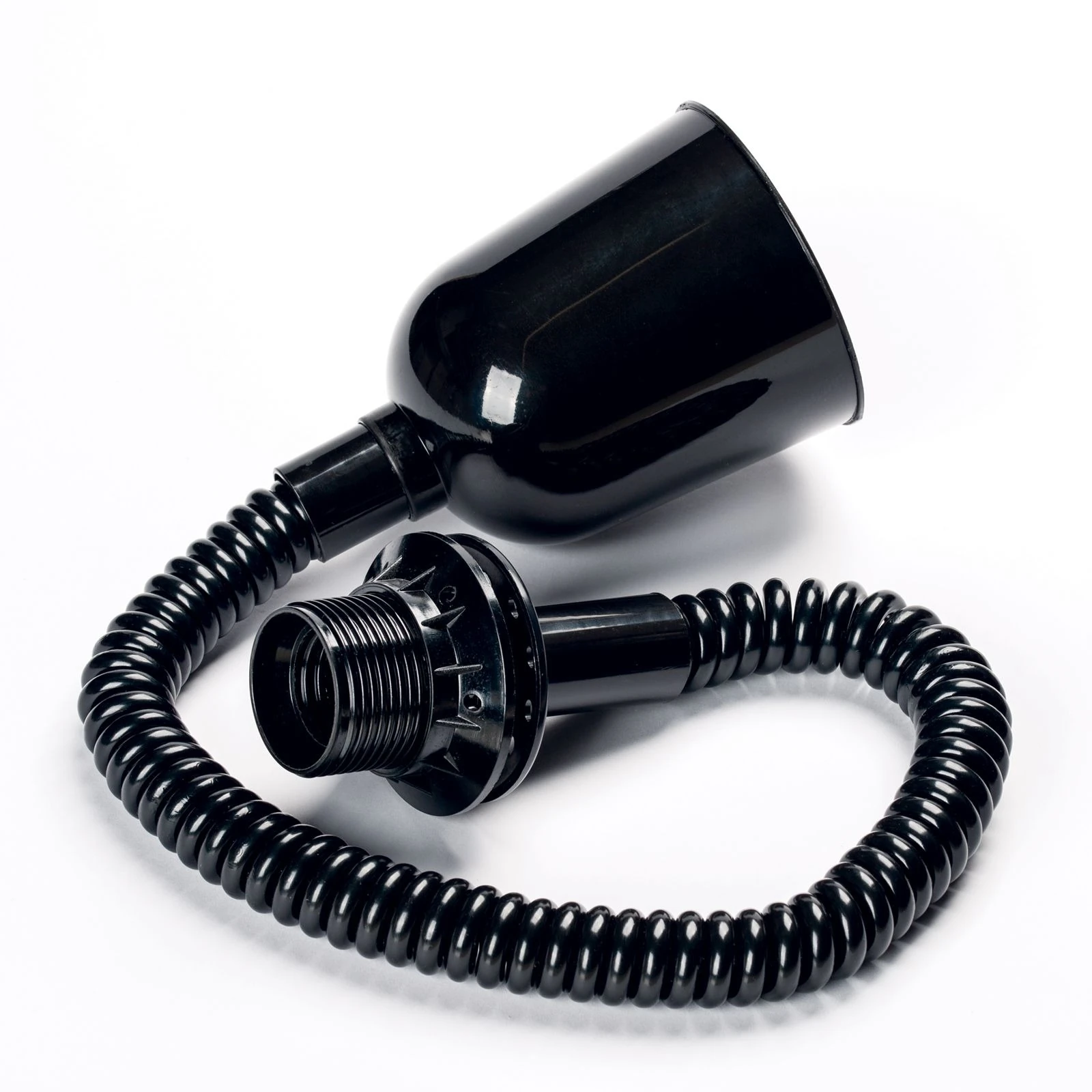 Lampa sa povlačnim kablom, 40–180 cm, crna