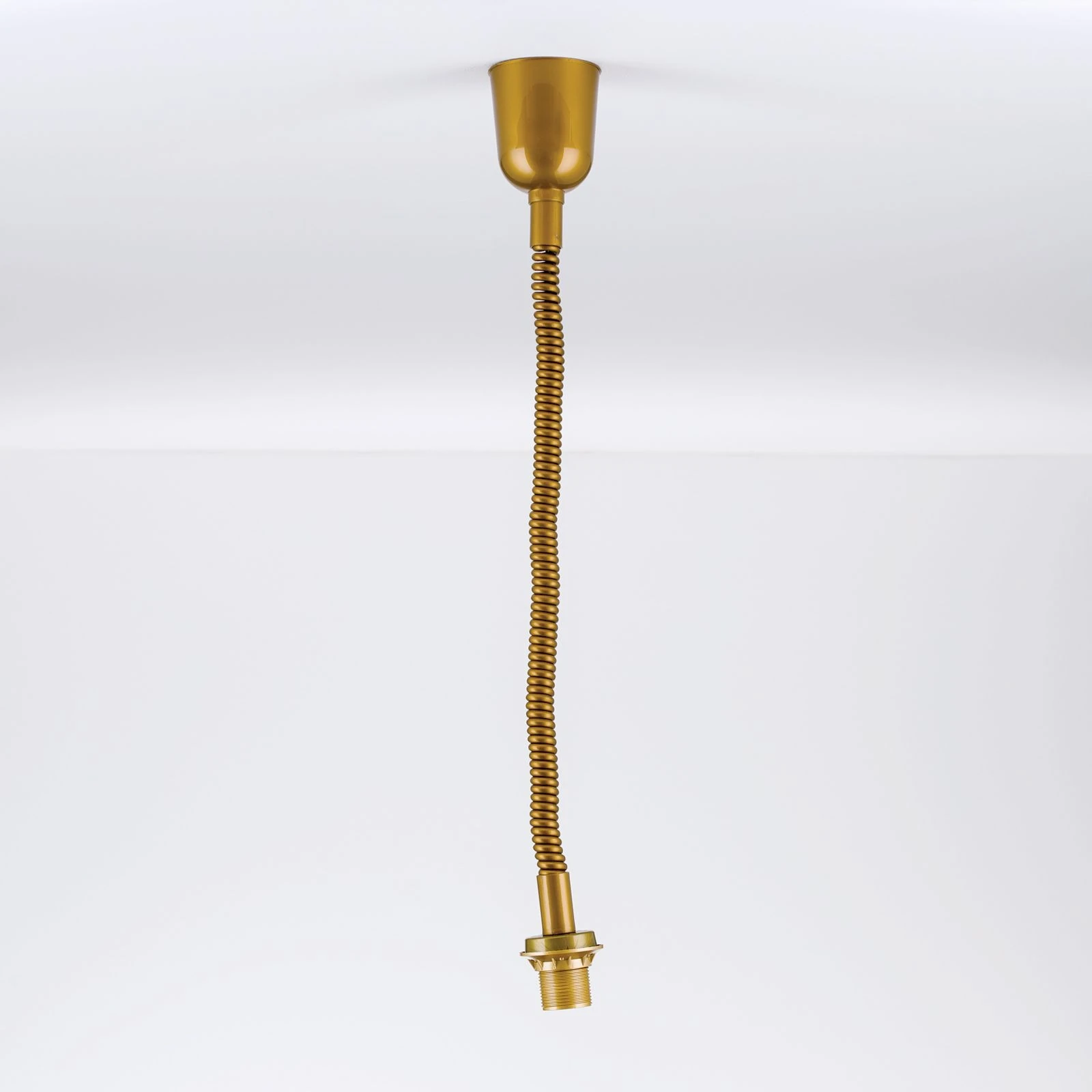 Lampa sa povlačnim kablom, 40–180 cm, zlatna - 2