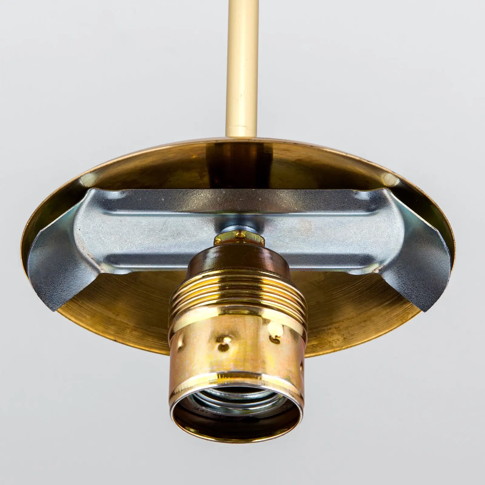 Vešanje za viseće staklo sa otvorom 10 cm, 40 cm, mesing - 4