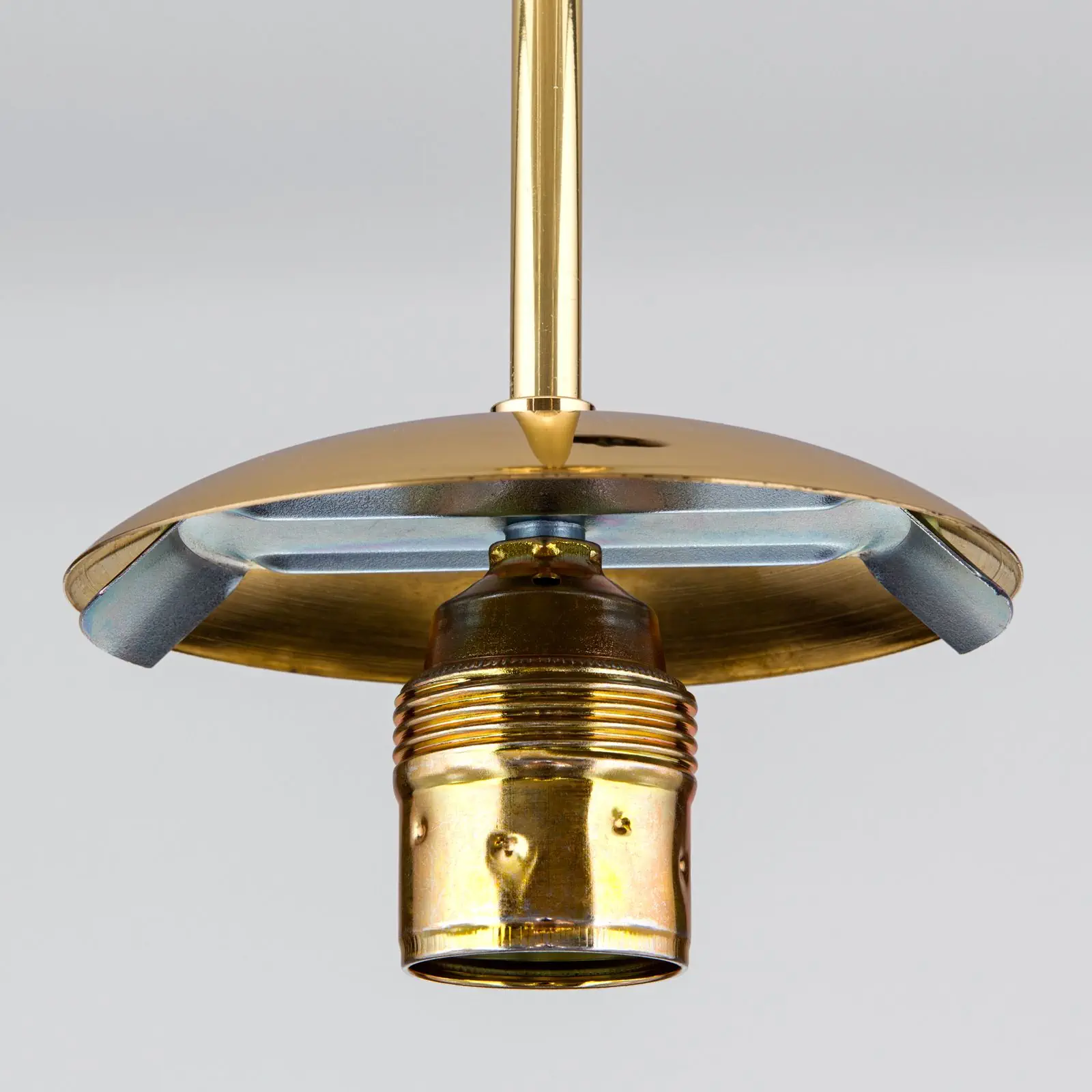 Vešanje za viseće staklo sa otvorom 10 cm, 40 cm, mesing - 8