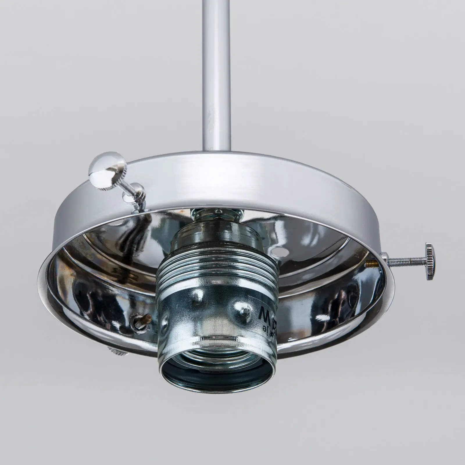 Vešanje za viseće staklo sa ivicom za pričvršćivanje 10 cm, 40 cm, hrom - 4