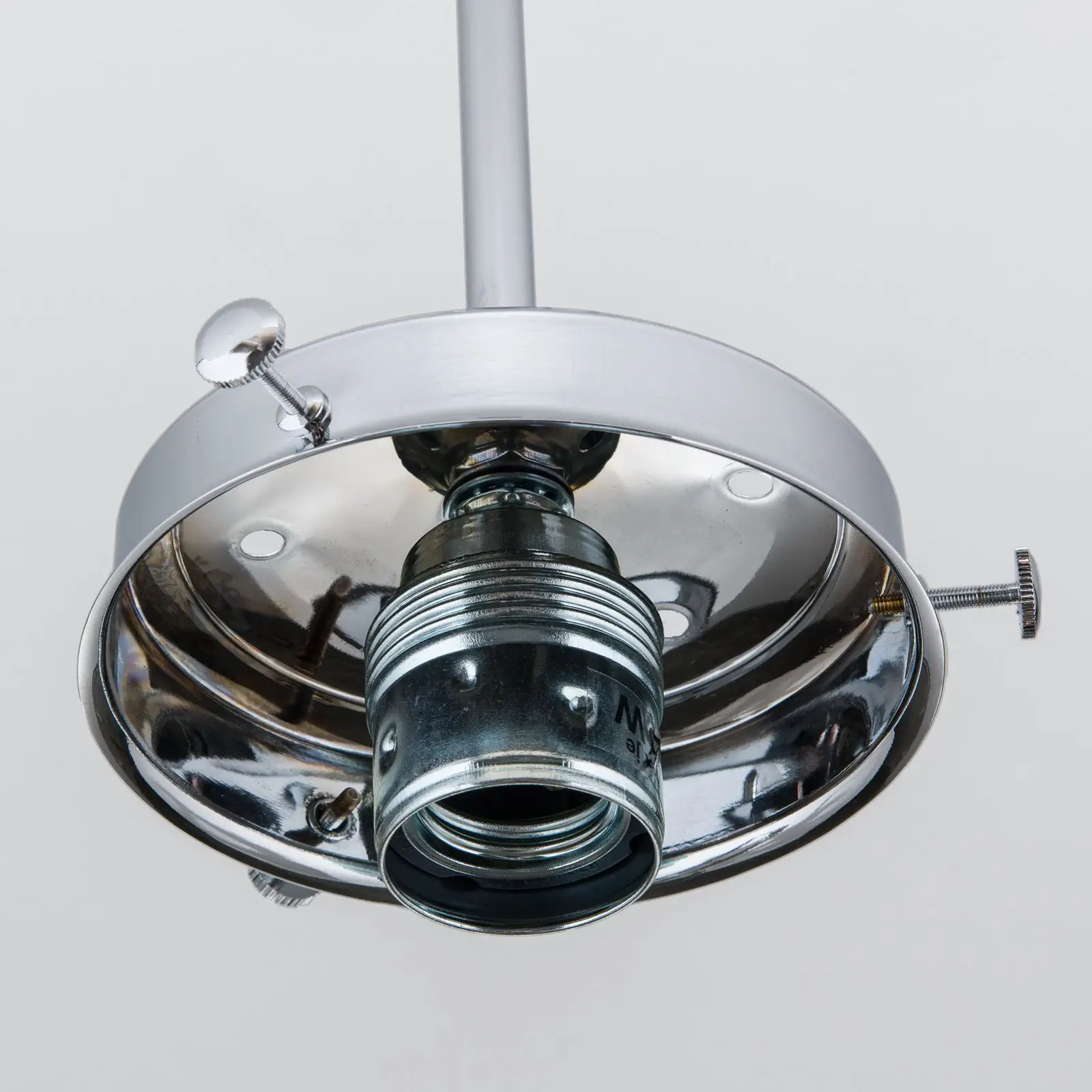 Vešanje za viseće staklo sa ivicom za pričvršćivanje 10 cm, 40 cm, hrom - 8