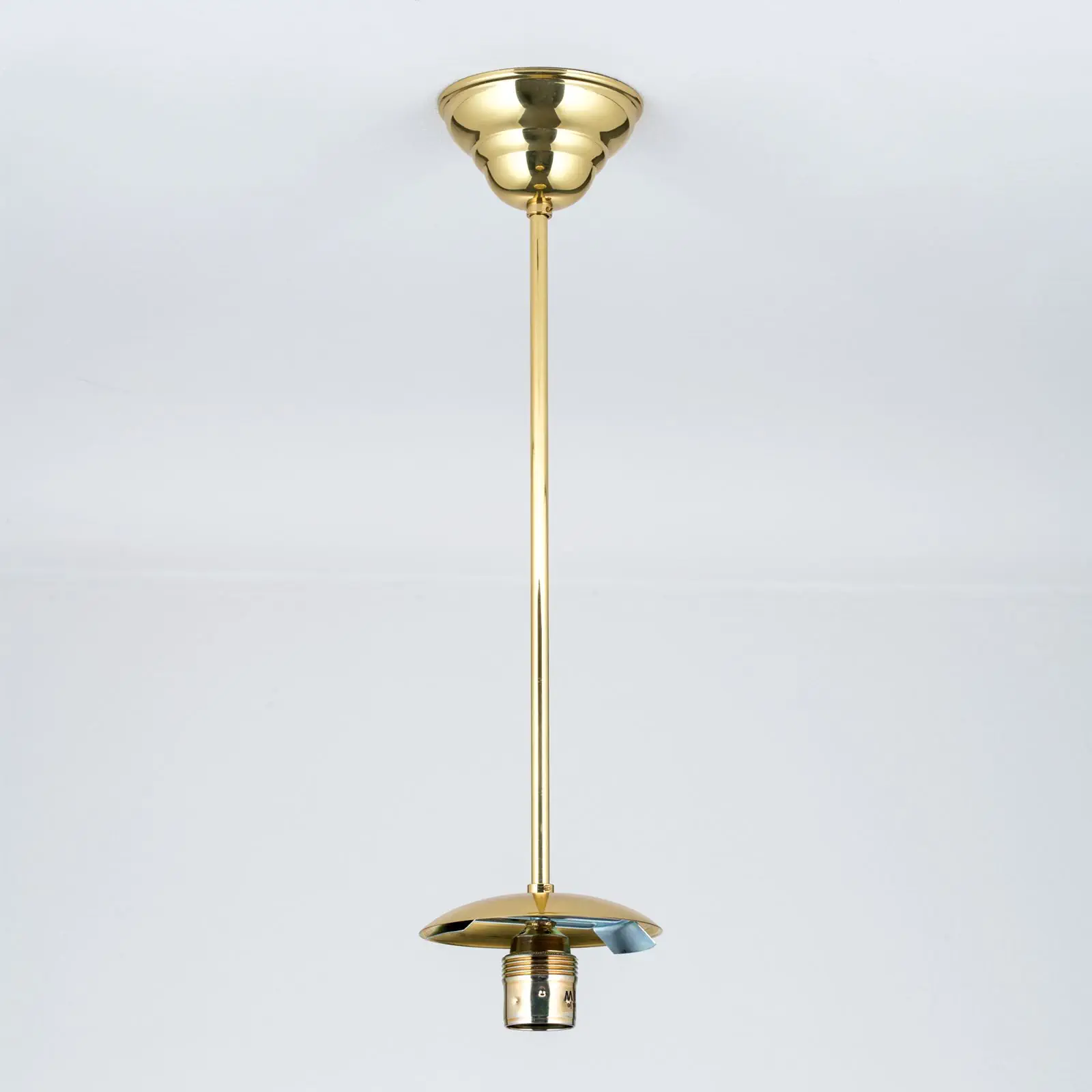 Vešanje za viseće staklo sa otvorom 12 cm, 40 cm, mesing