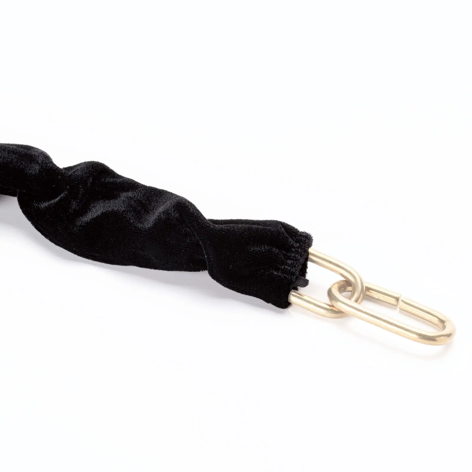 Viseća dekoracija od somota, 80 cm, crna - 2