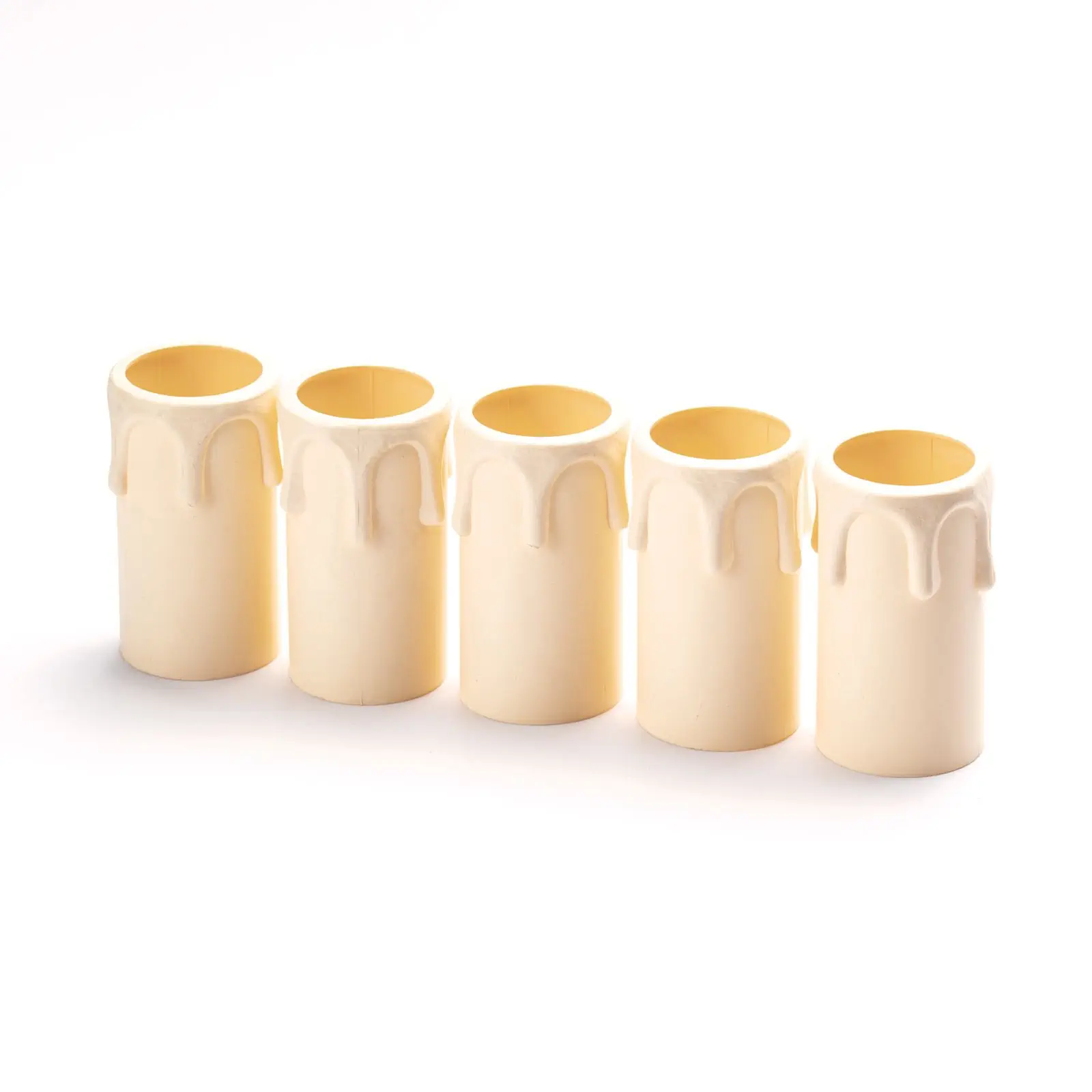 Držač sijalice sa kapljicom, E14, 55 mm, krem - 2