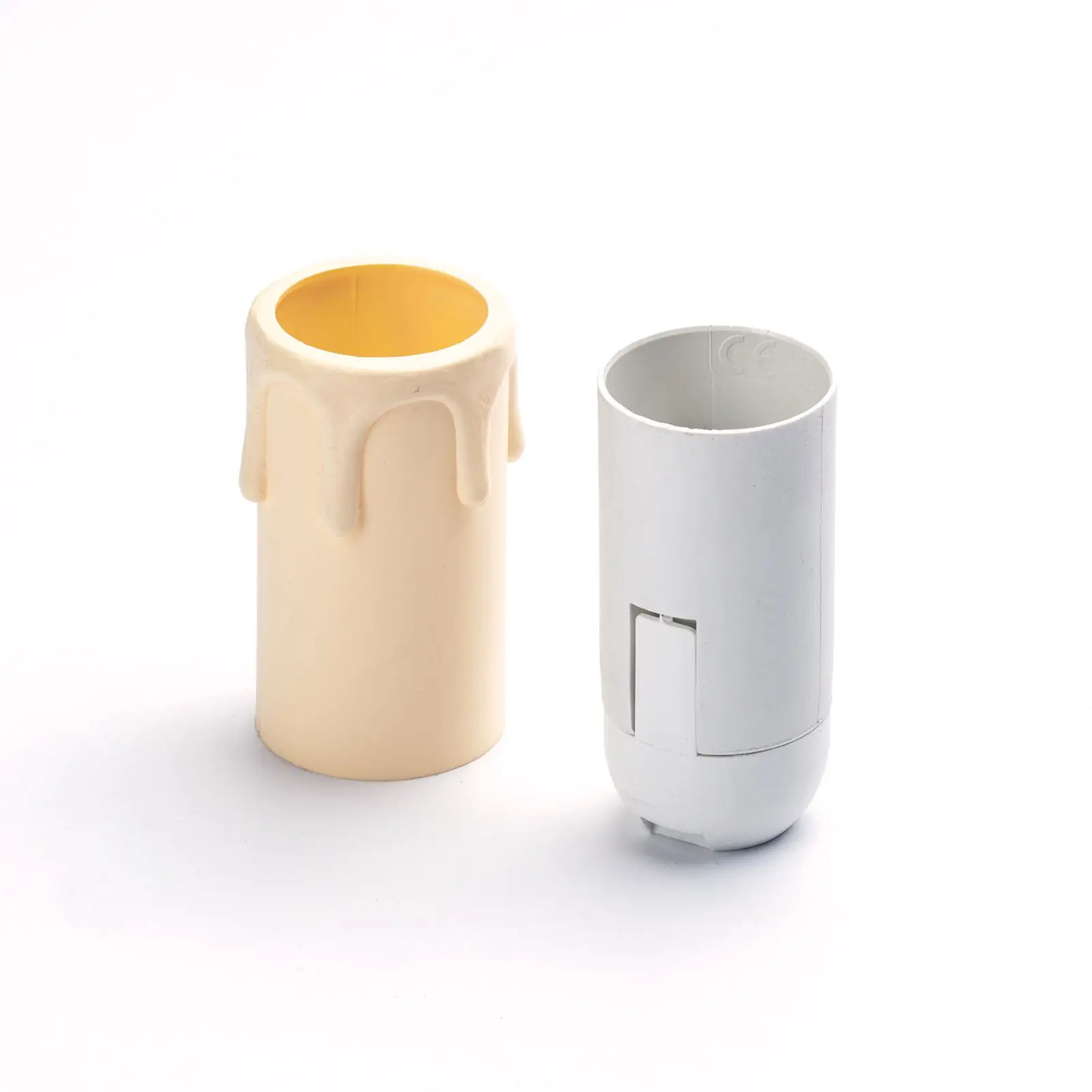 Držač sijalice sa kapljicom, E14, 55 mm, krem - 3