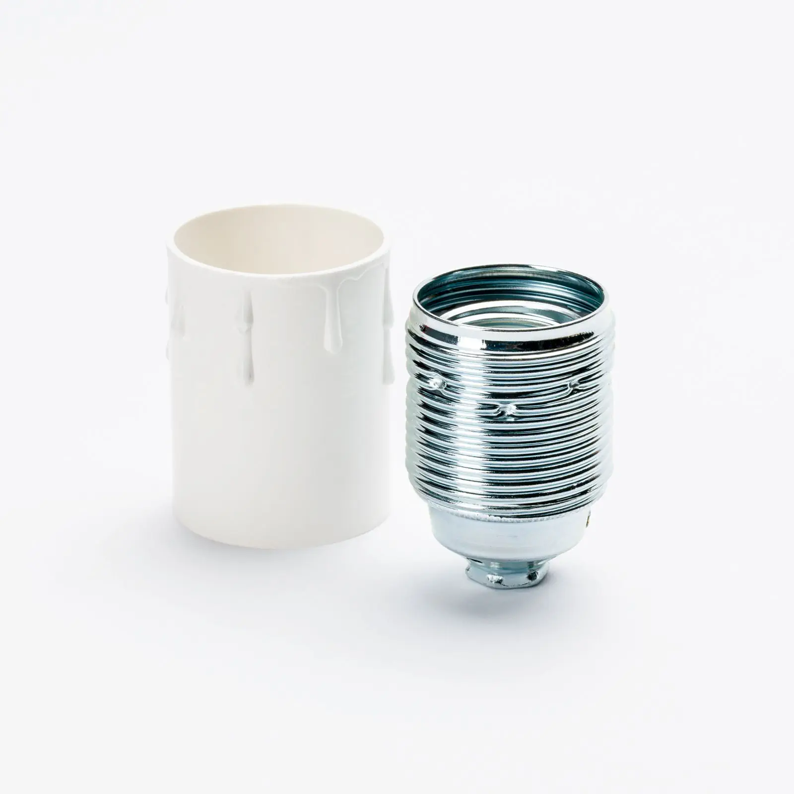 Držač sijalice sa kapljicom, E27, 60 mm, beli - 2