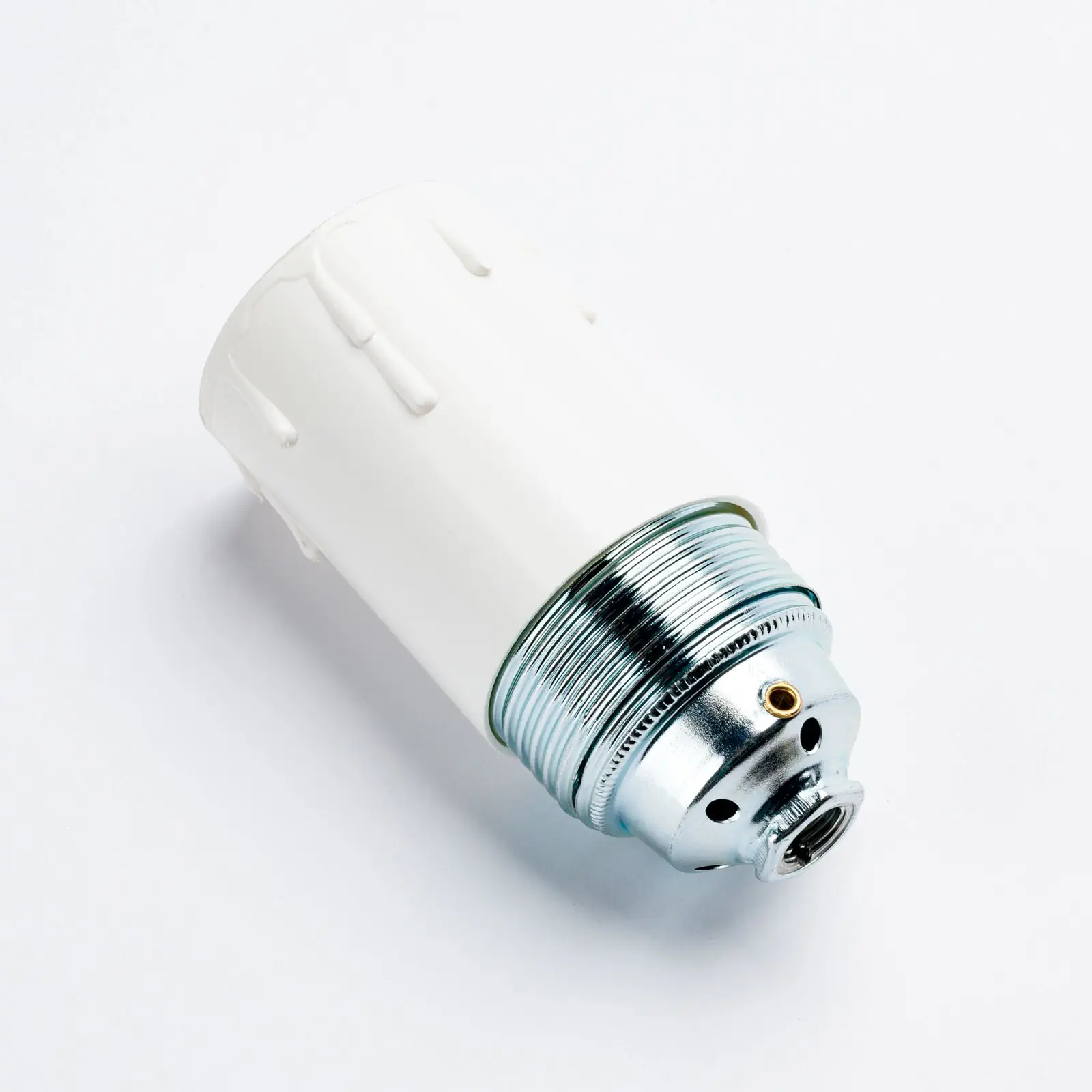 Držač sijalice sa kapljicom, E27, 60 mm, beli - 3