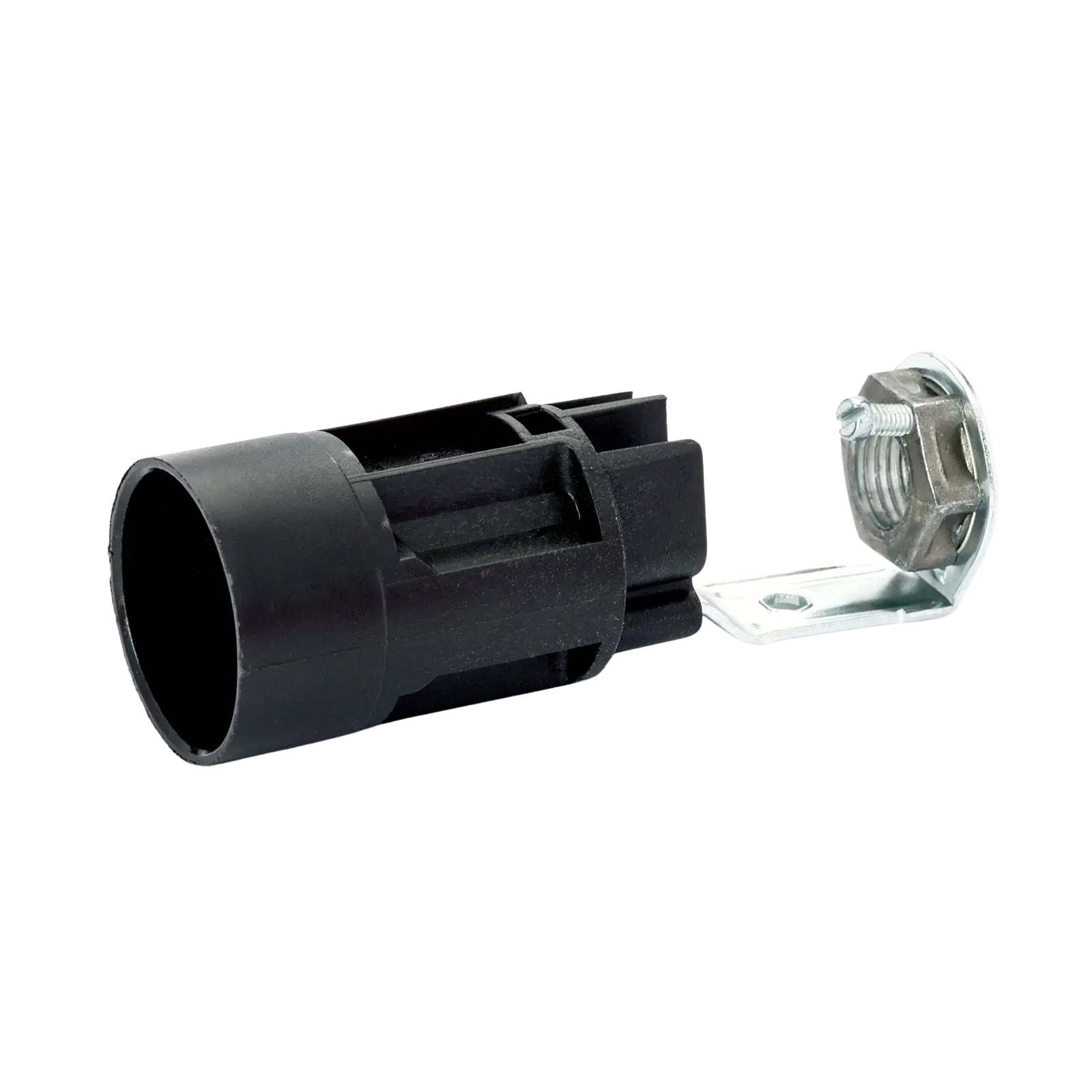 Osnova grla za sijalicu E14, 65 mm, crna - 2